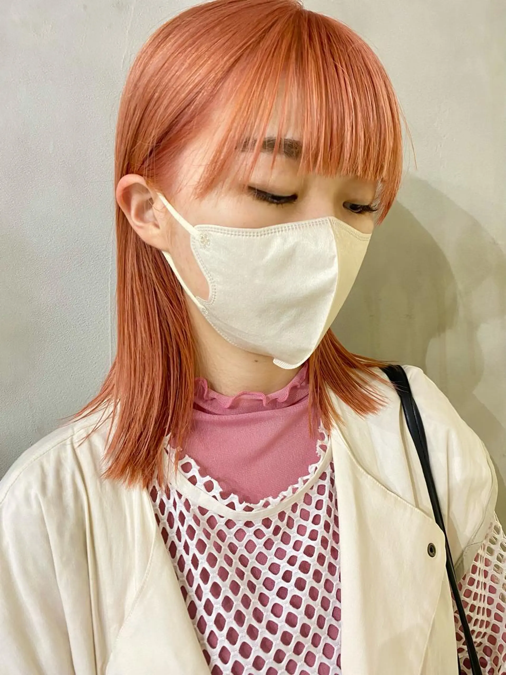 ミディアム カラー ヘアアレンジ ヘアカラー トリートメント kai .のヘアスタイル
