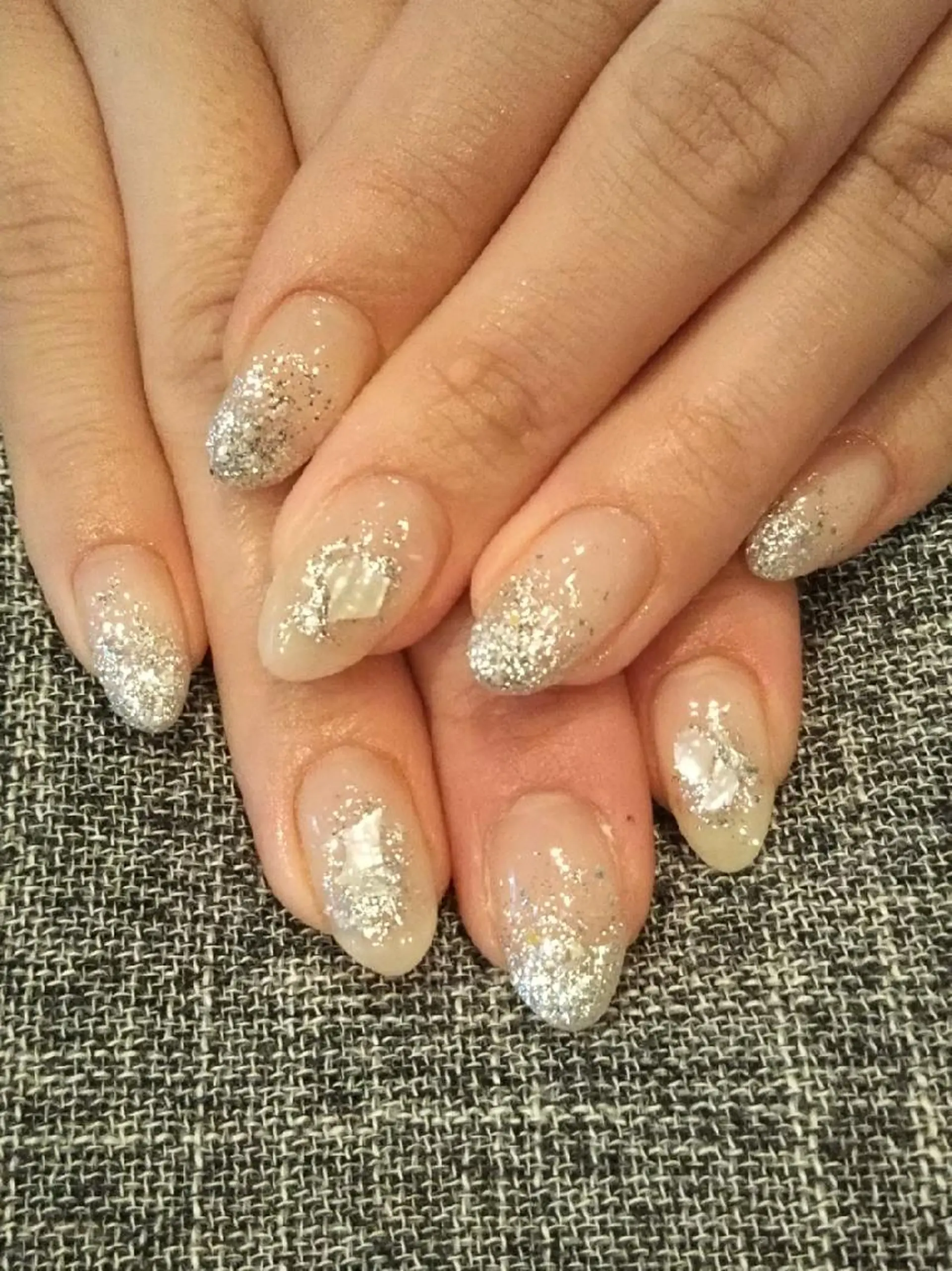 ネイル ラメ(グリッター) ニュアンスネイル シンプルネイル ハンドネイル private salon mieのネイルデザイン