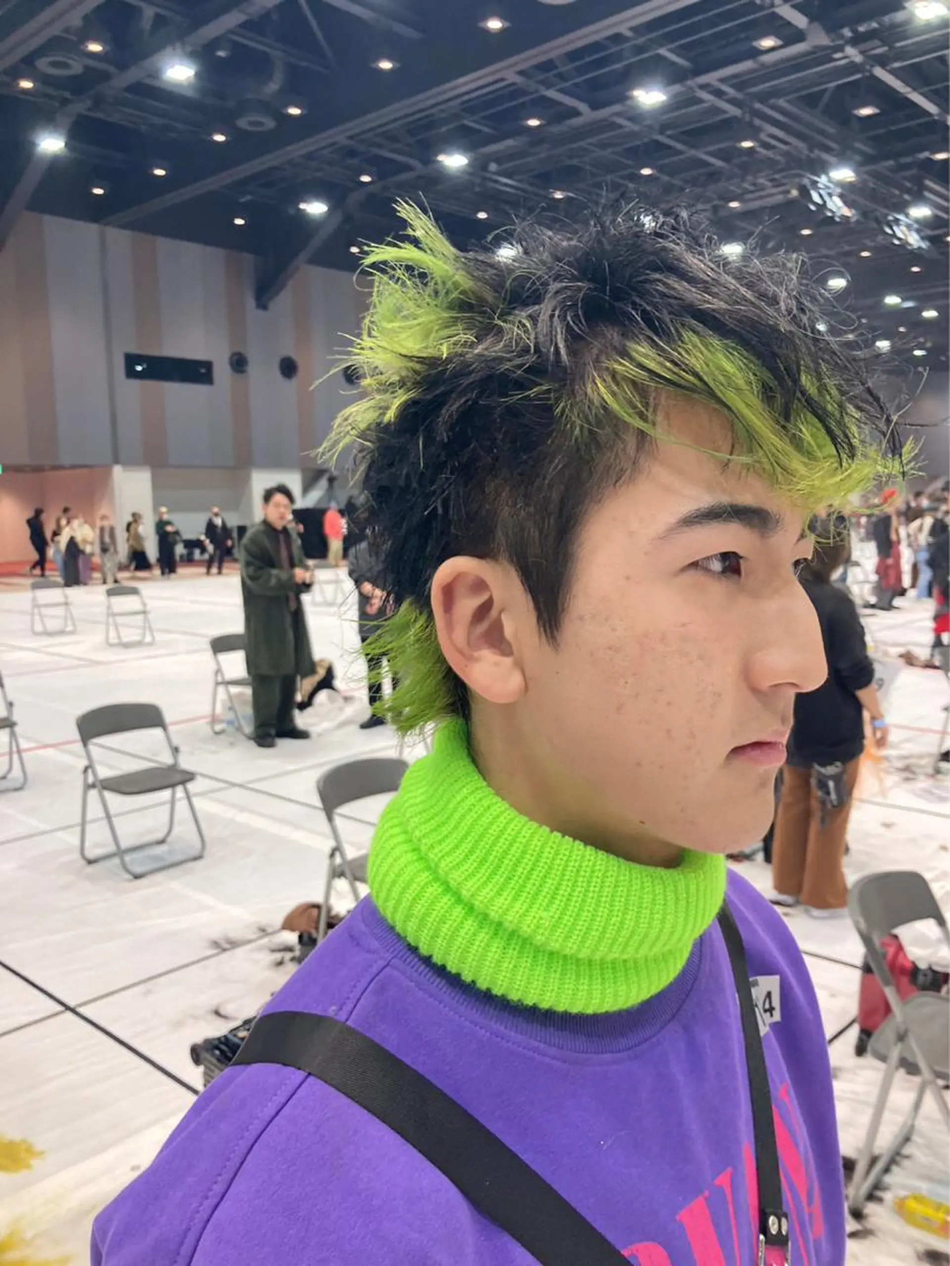 ショート カラー 永井 大希のヘアスタイル