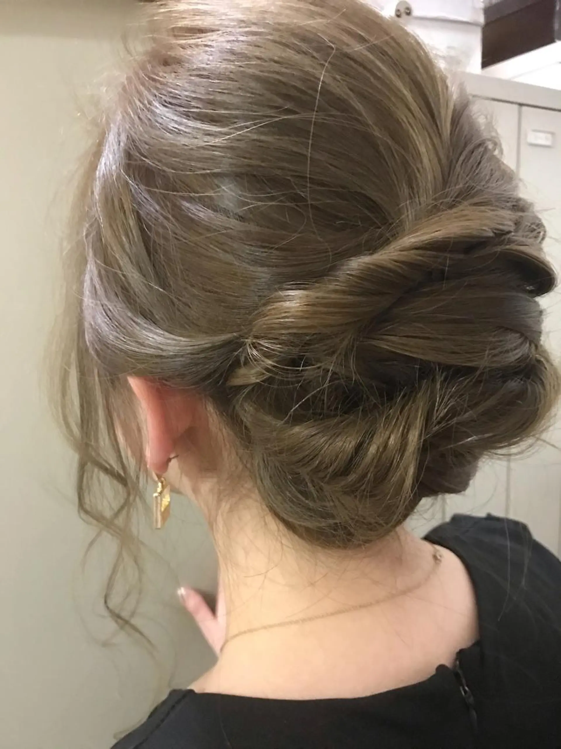 セミロング ヘアアレンジ ヘアセット newi赤羽 ✂️KEN✂️のヘアスタイル