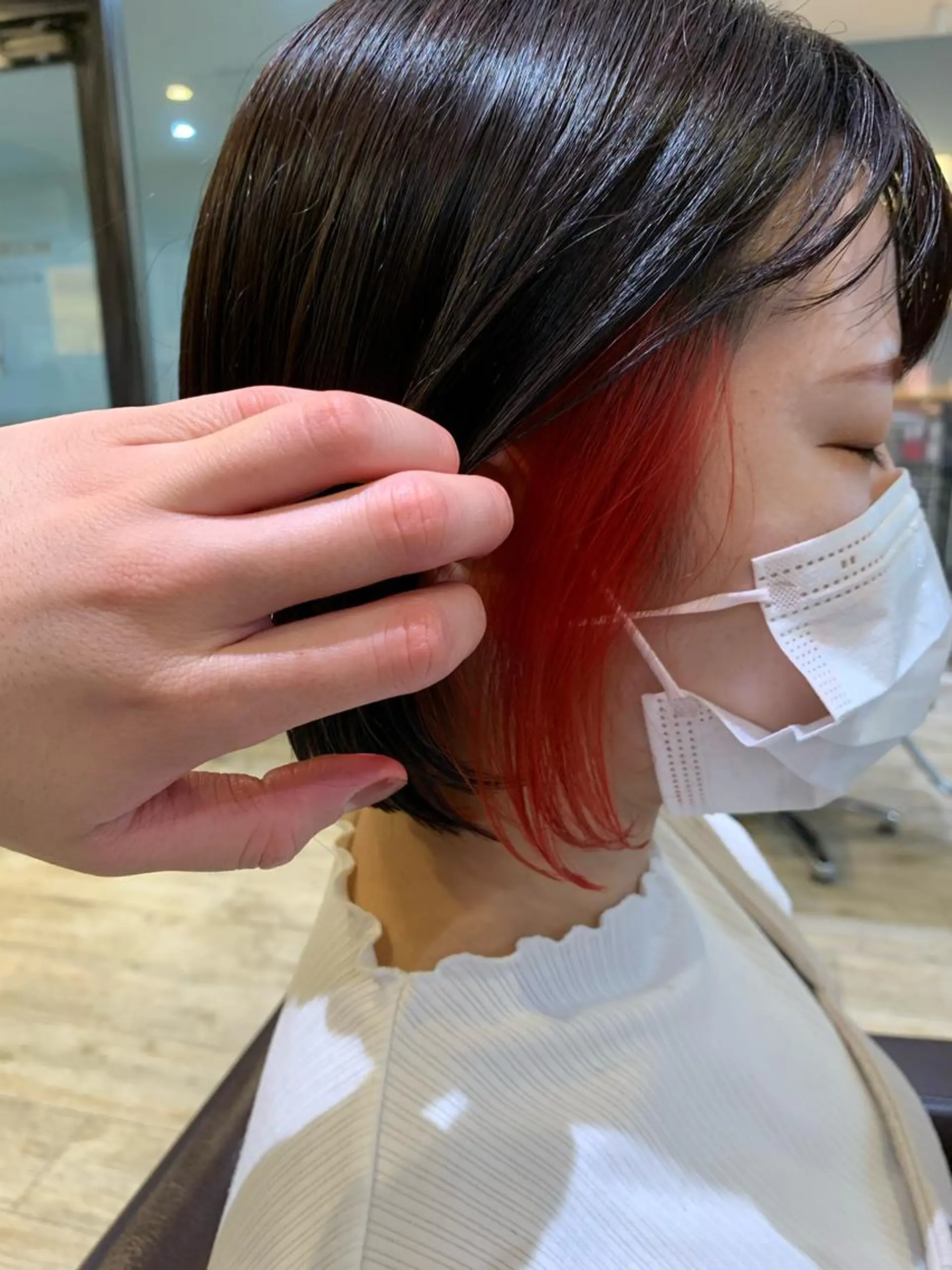 ショート カット ヘアカラー レイヤーカット TAIKIのヘアスタイル