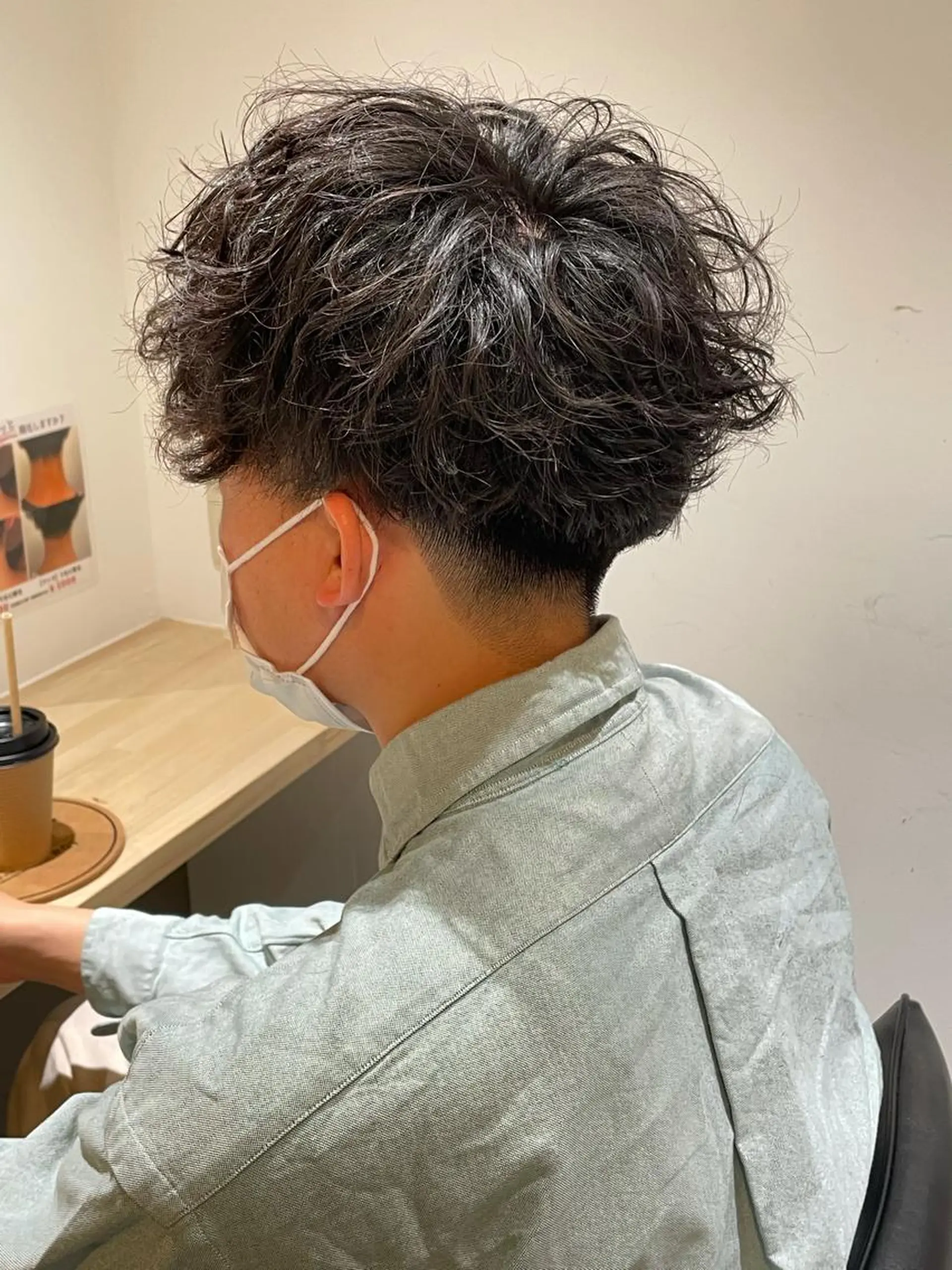 パーマ メンズ 升水 優太のヘアスタイル