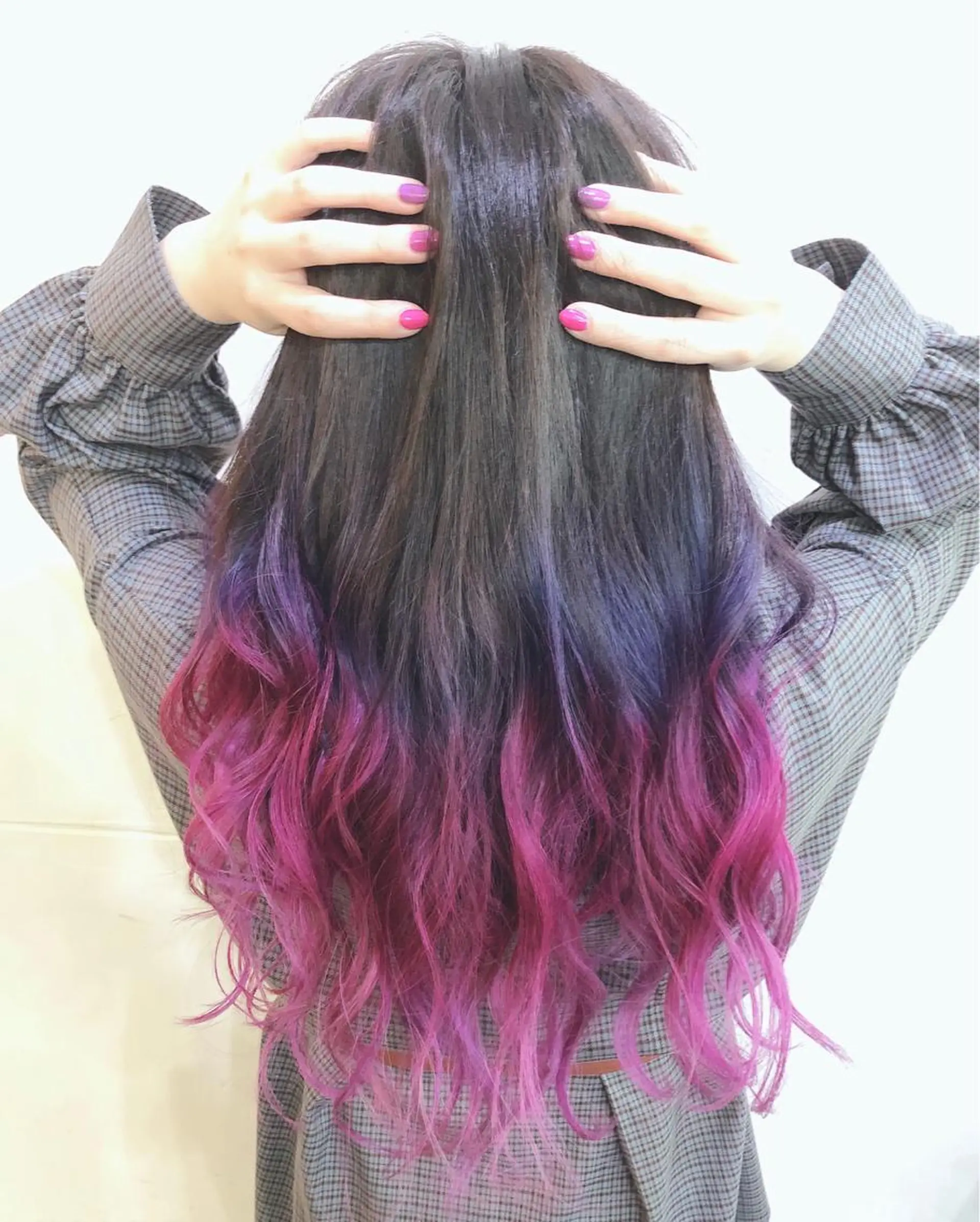 ロング ヘアカラー トリートメント 吉田 典弘のヘアスタイル