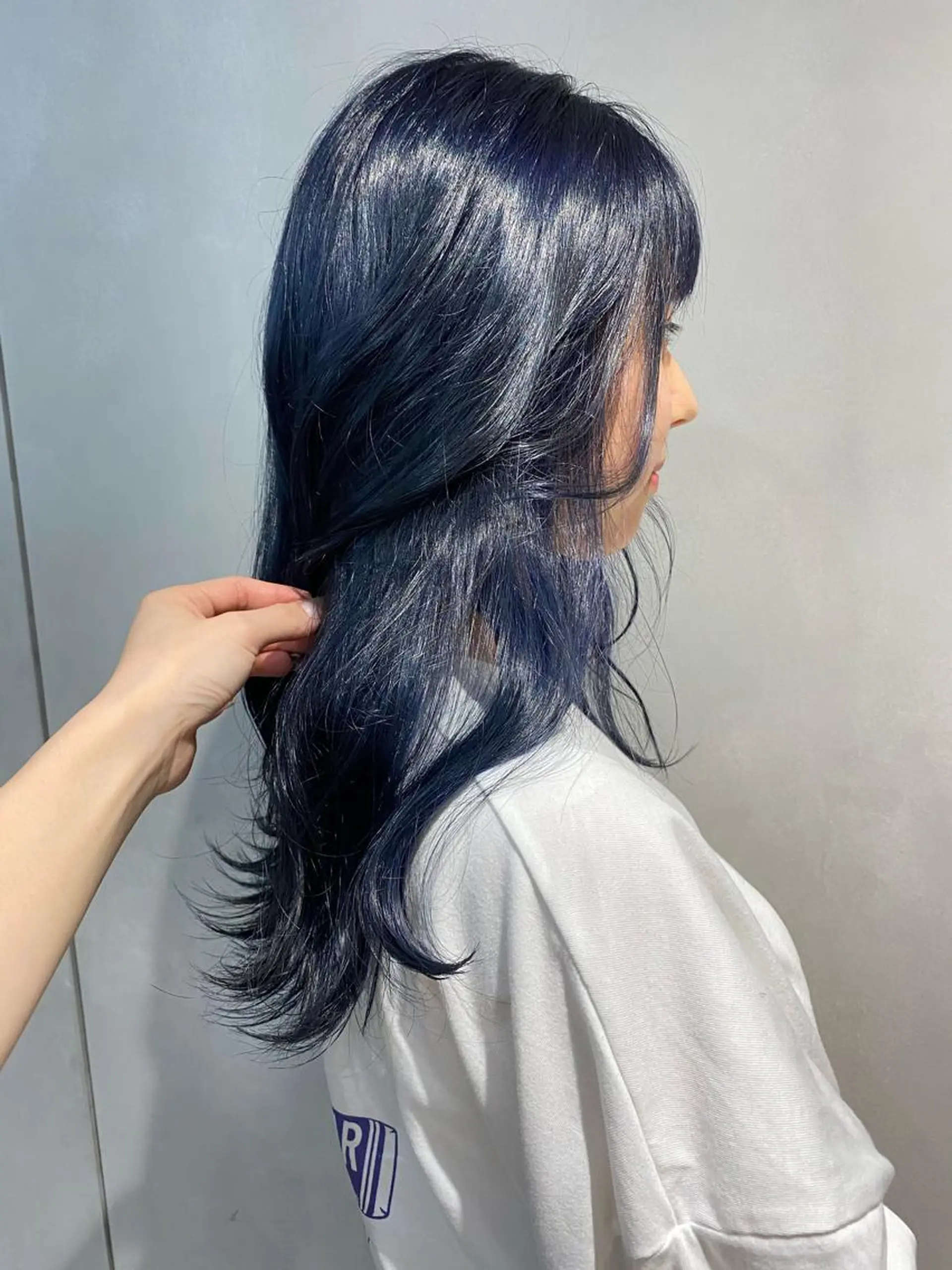ロング カラー M IIのヘアスタイル