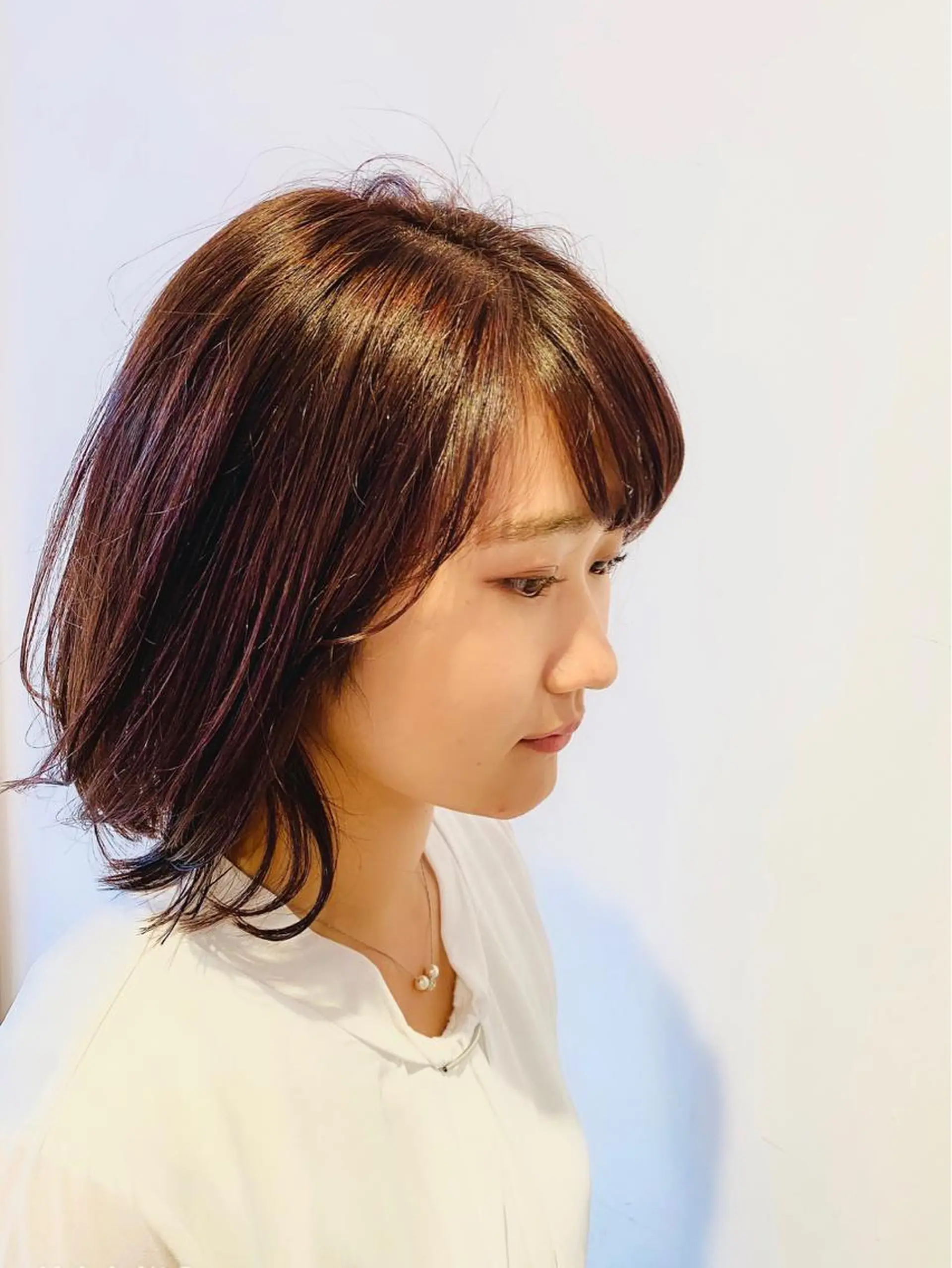 ショート カラー わかばやし ゆうこのヘアスタイル