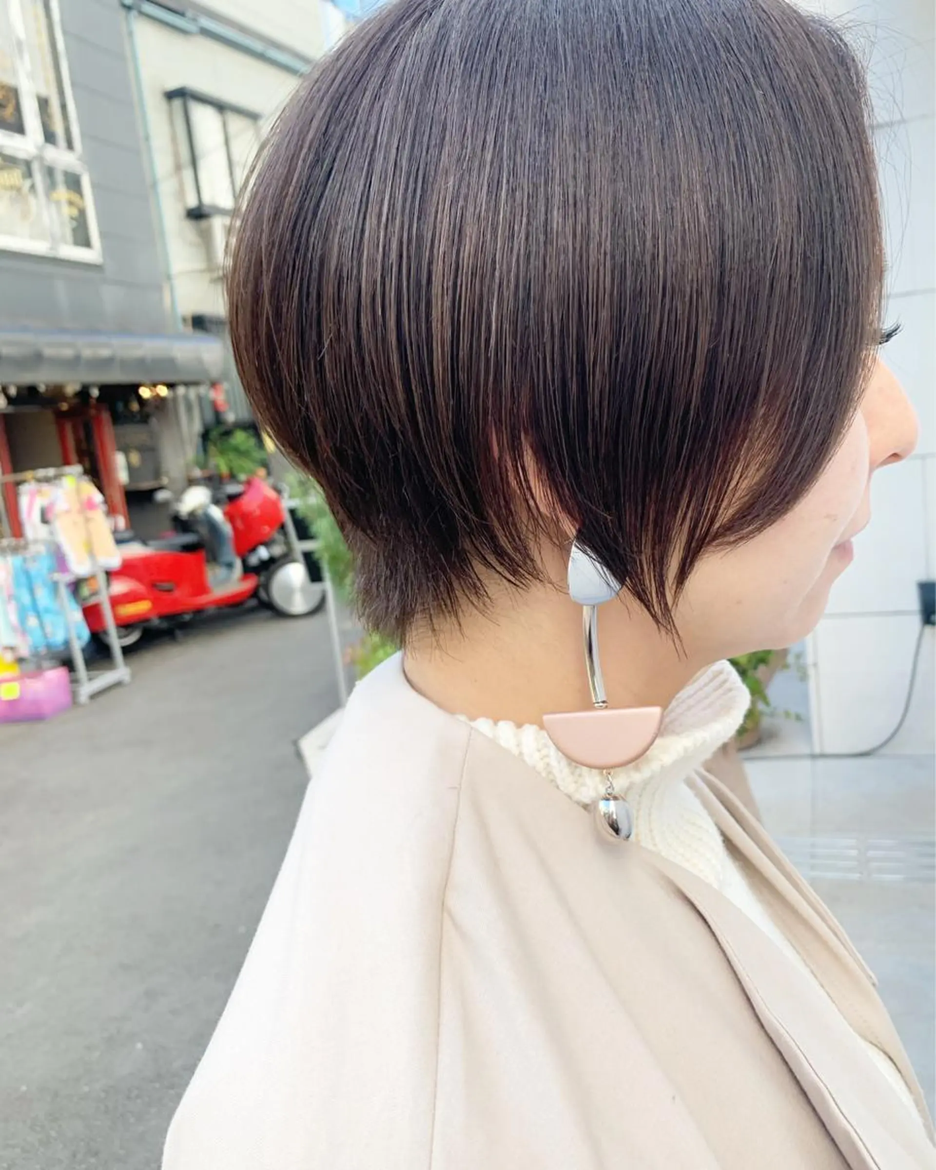 ショート 丸みショート くびれヘア ショートヘア ショート&ボブ井上 菜樹のヘアスタイル