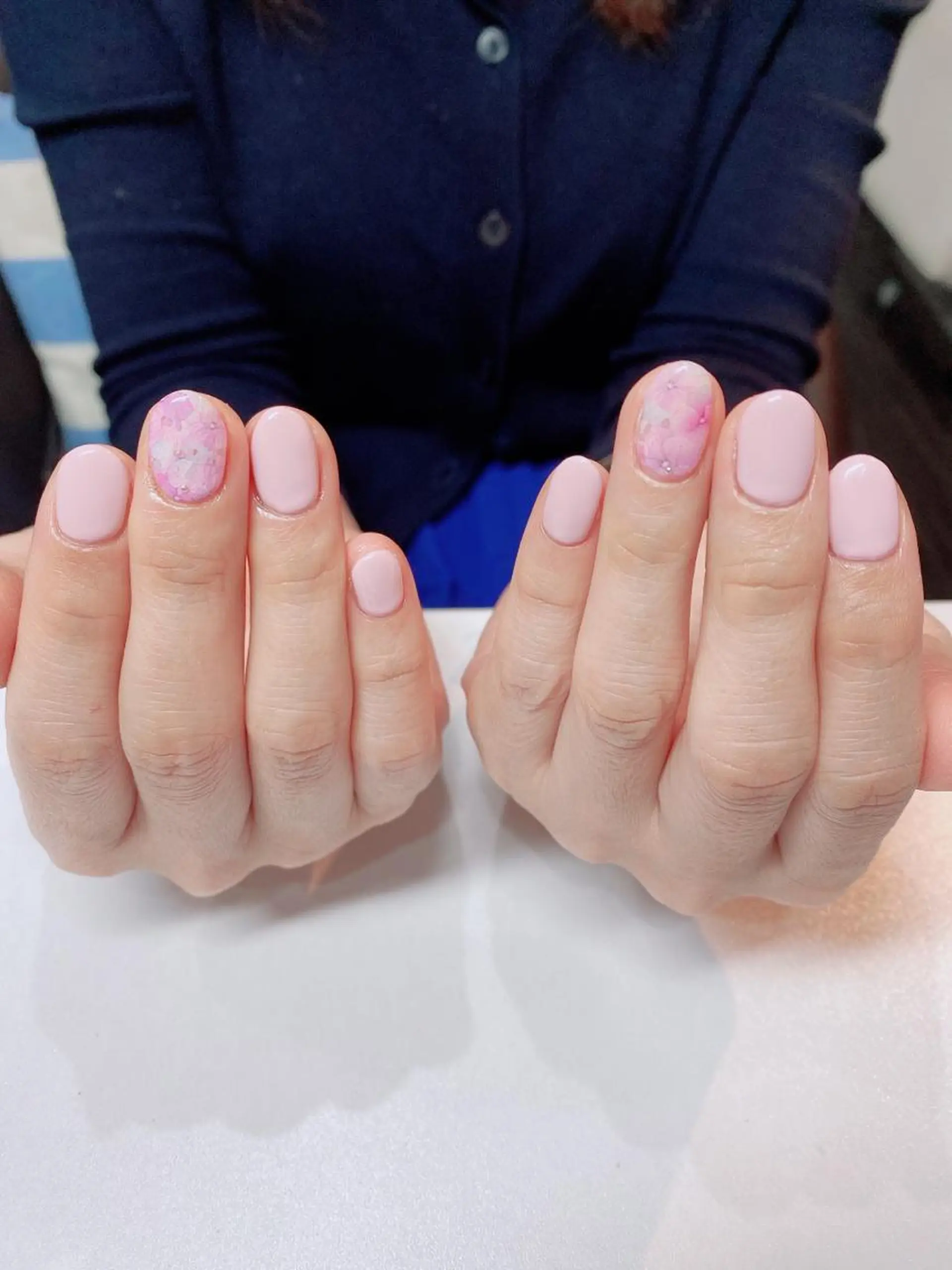 ネイル フラワーネイル 春ネイル 錦糸町 mi_nailのネイルデザイン