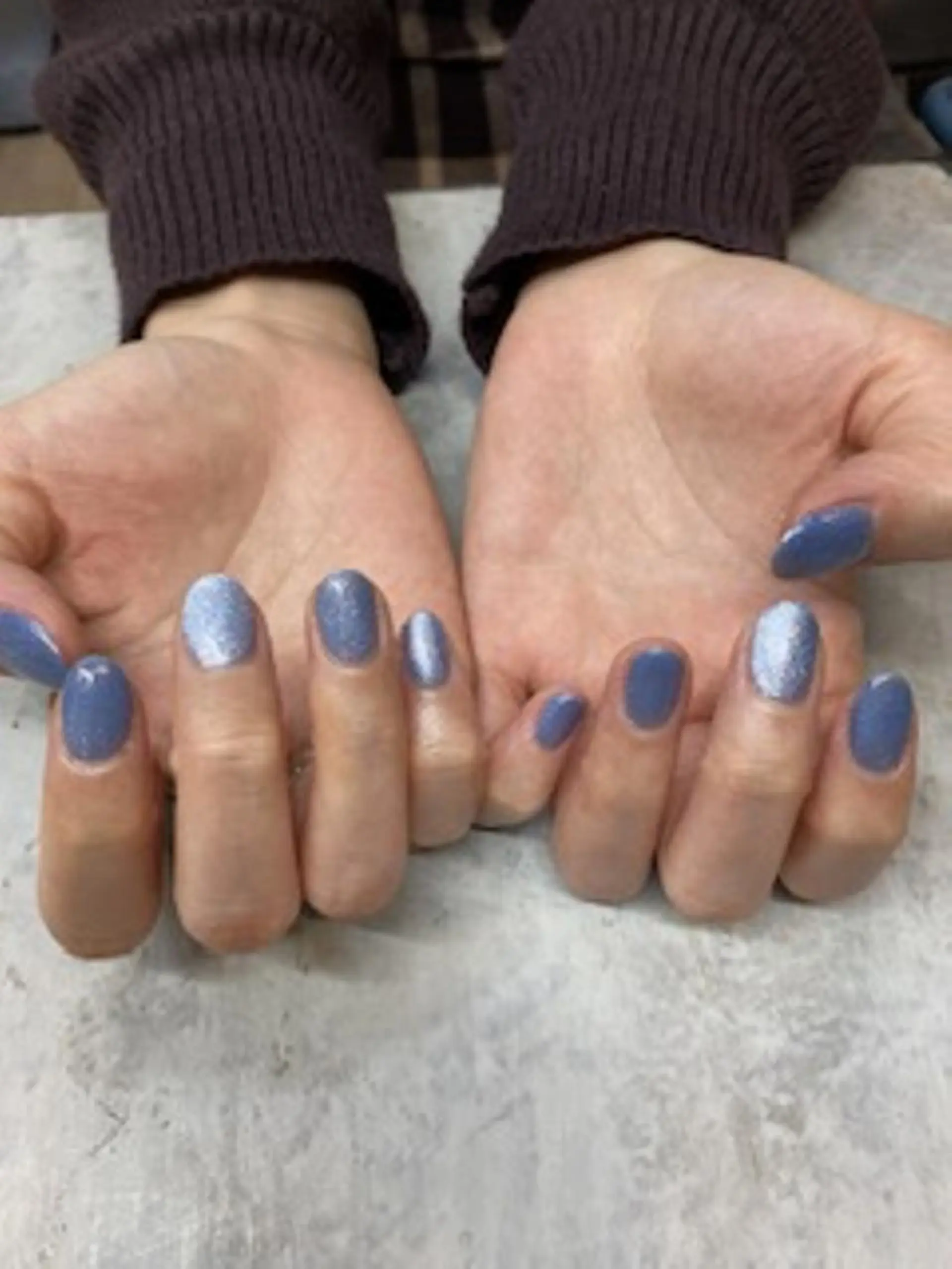 ネイル マグネットネイル マグネットワンカラー ワンカラーネイル シンプリーワン 渋谷店🕯️RINAのネイルデザイン