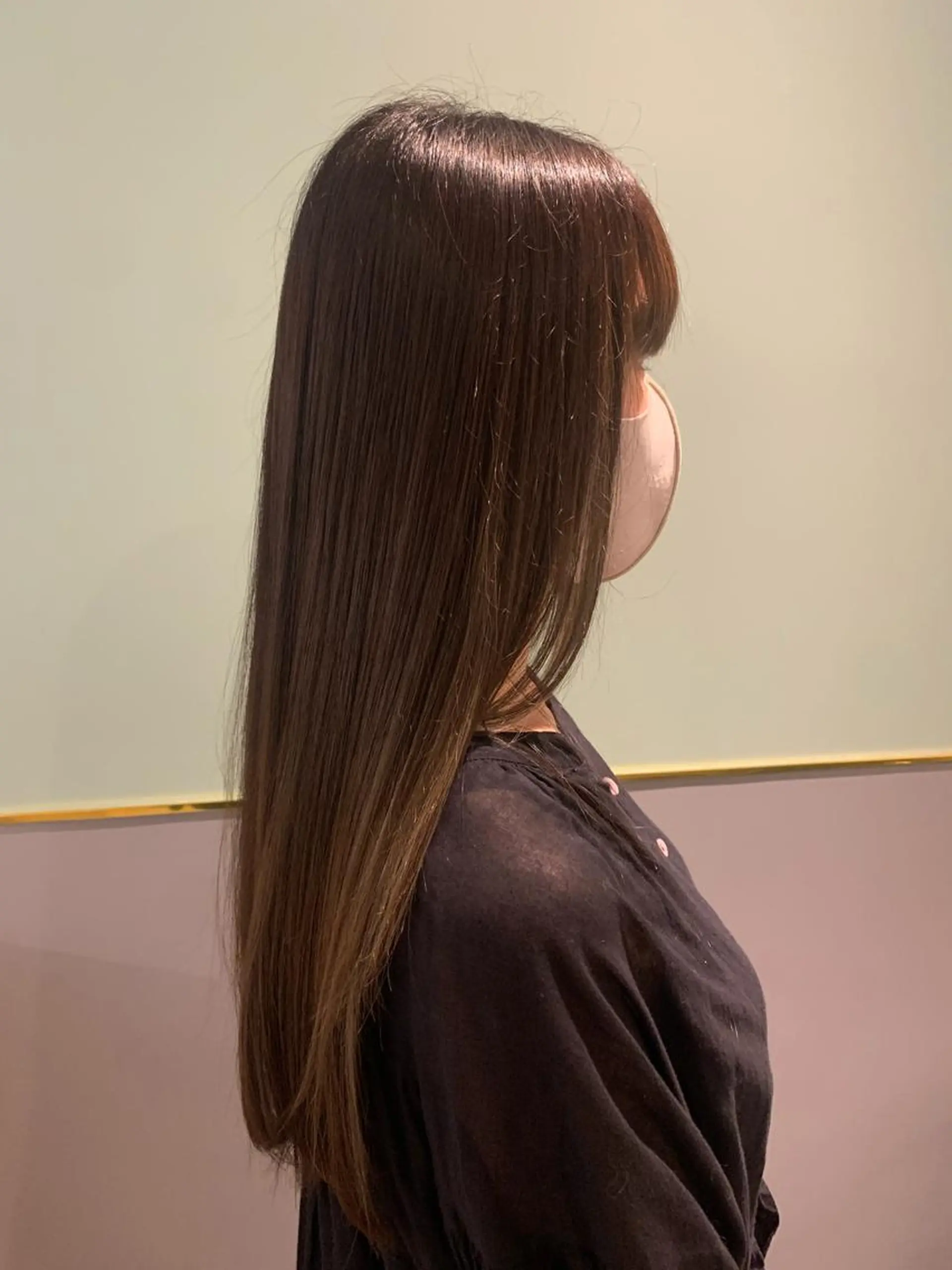 ロング カット 縮毛矯正 トリートメント ハイトーン/メンズ/ ウルフ特化 小松のヘアスタイル