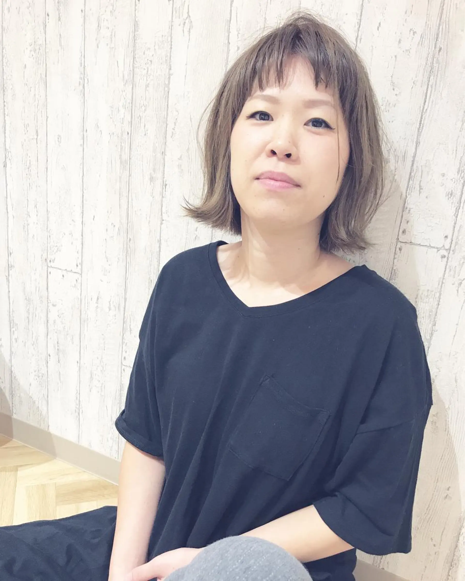 ミディアム 40代ママの 若見え専門美容師のヘアスタイル