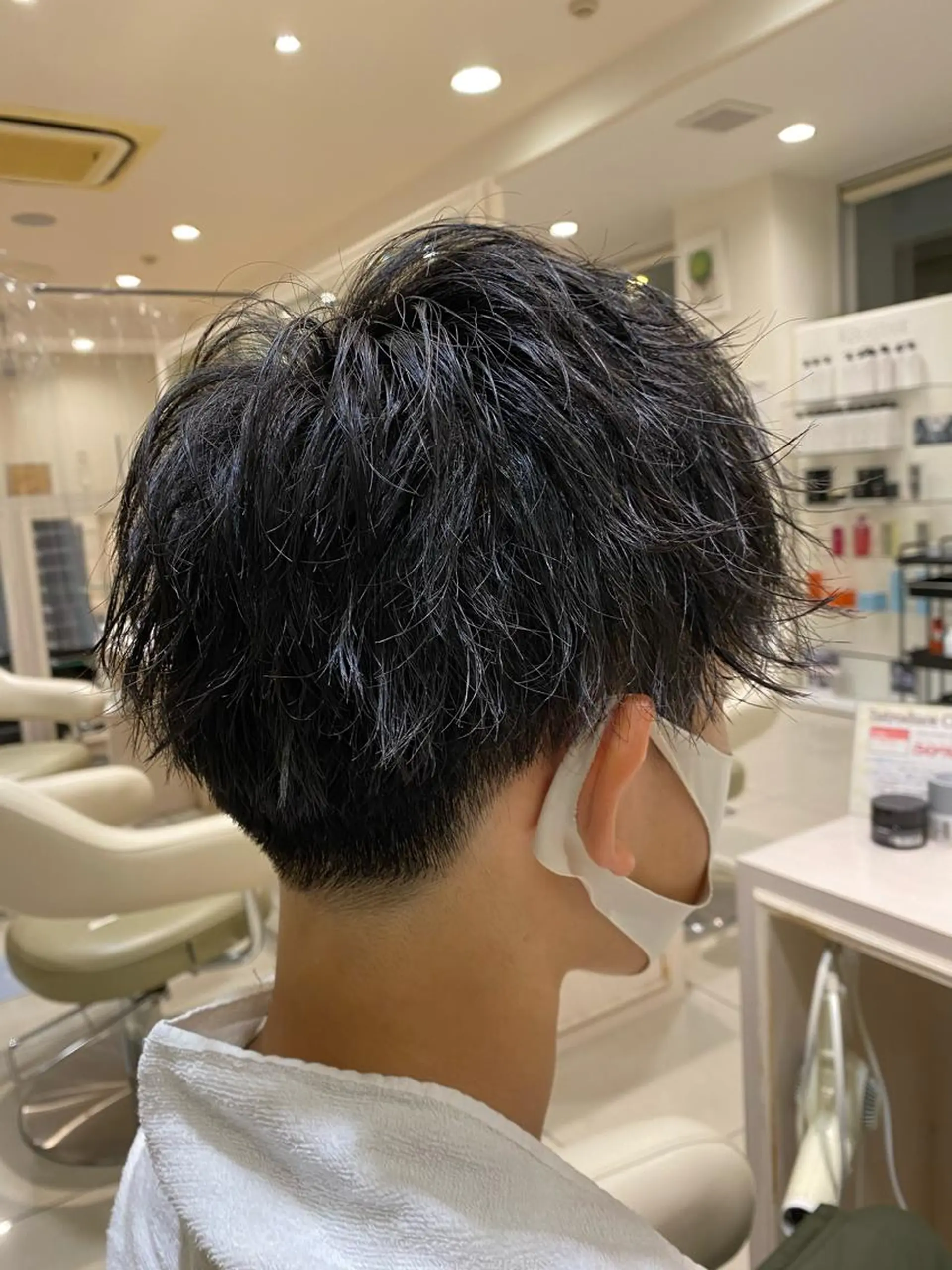 メンズ 白髪ぼかしデザイン ハイライト/宮本純登のヘアスタイル