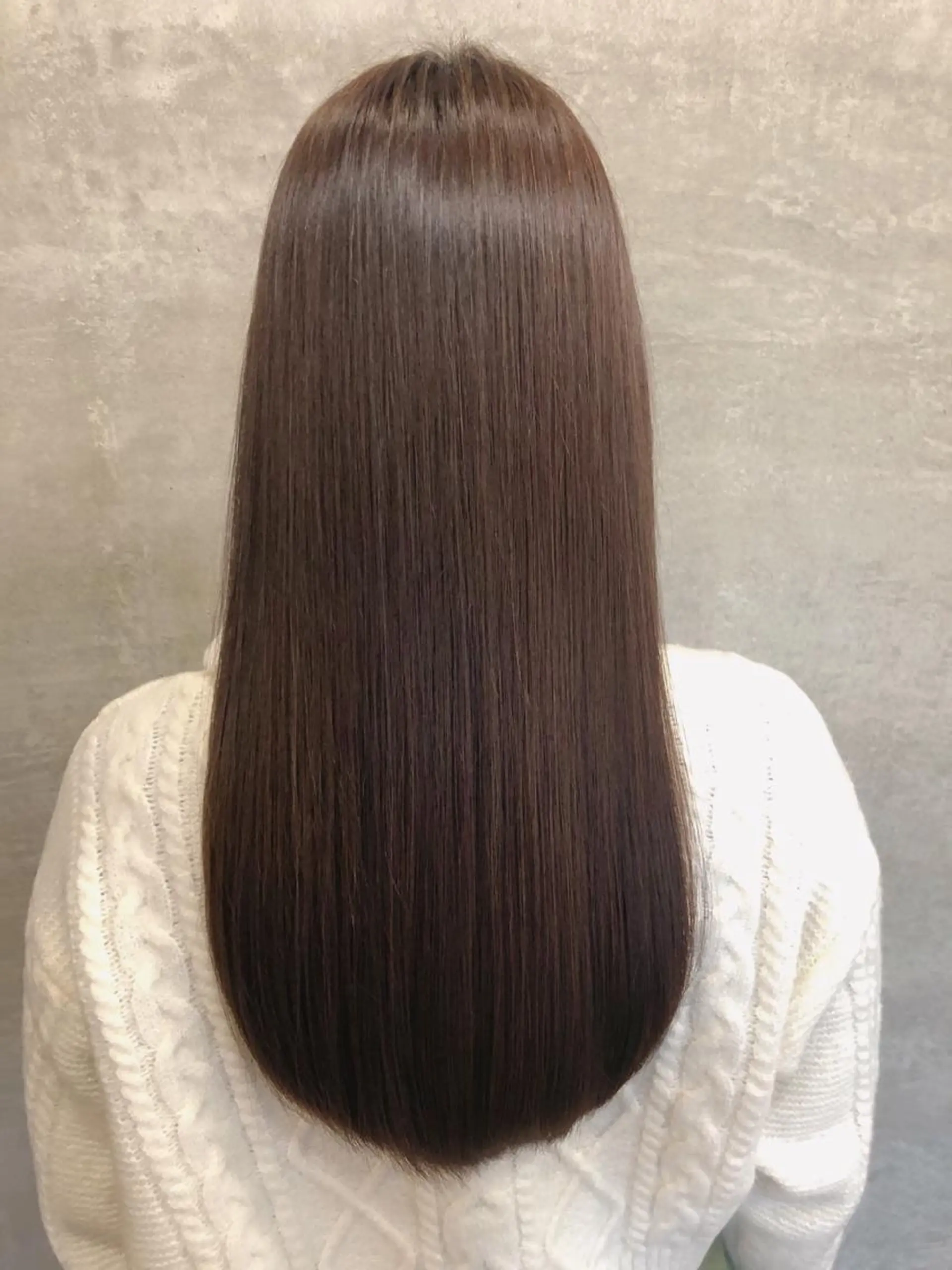 ロング カット 縮毛矯正 トリートメント 山本翔一郎 韓国顔周りレイヤーのヘアスタイル