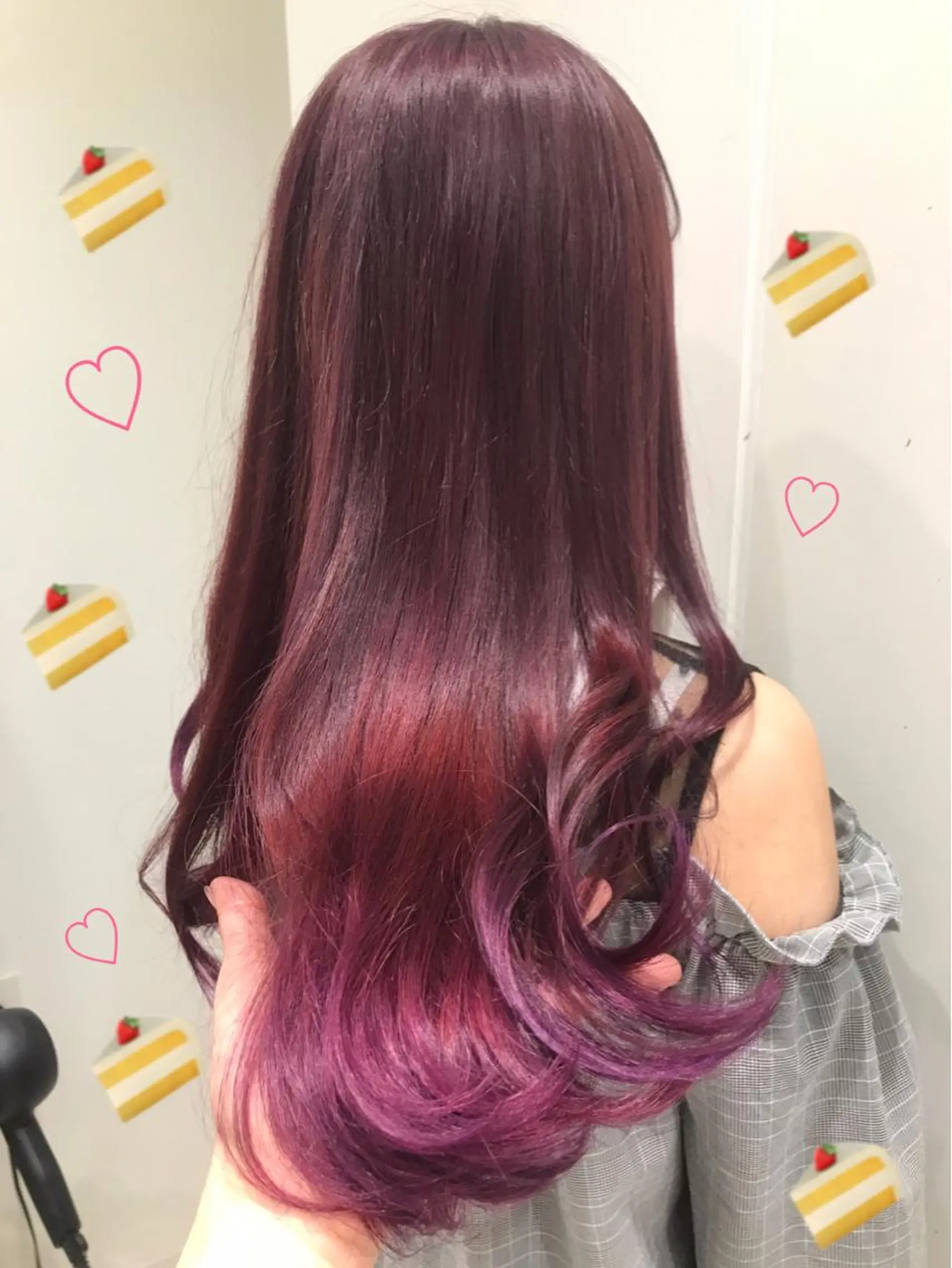 ミディアム カラー ベージュカラー ピンクカラー ピンクベージュ 新宿駅近♡個室 ♡関口三都季🌜のヘアスタイル