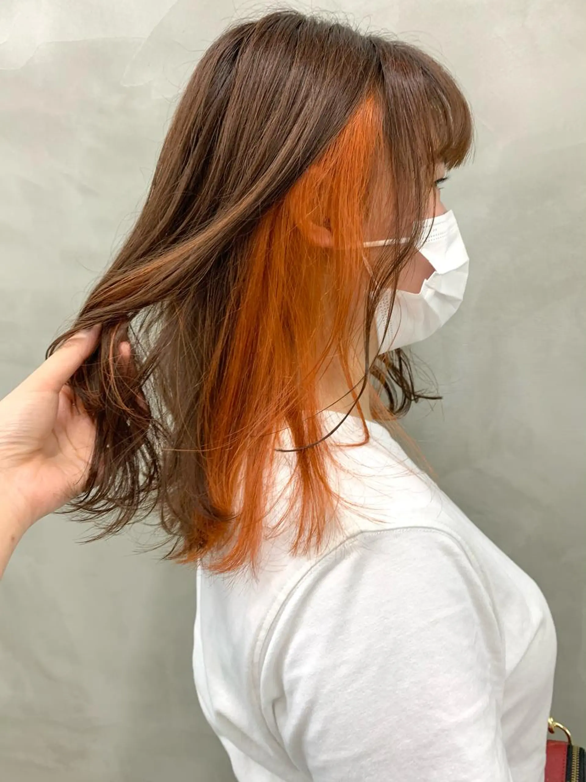 ミディアム カラー suu所属・🐝 hachi🐝のヘアスタイル