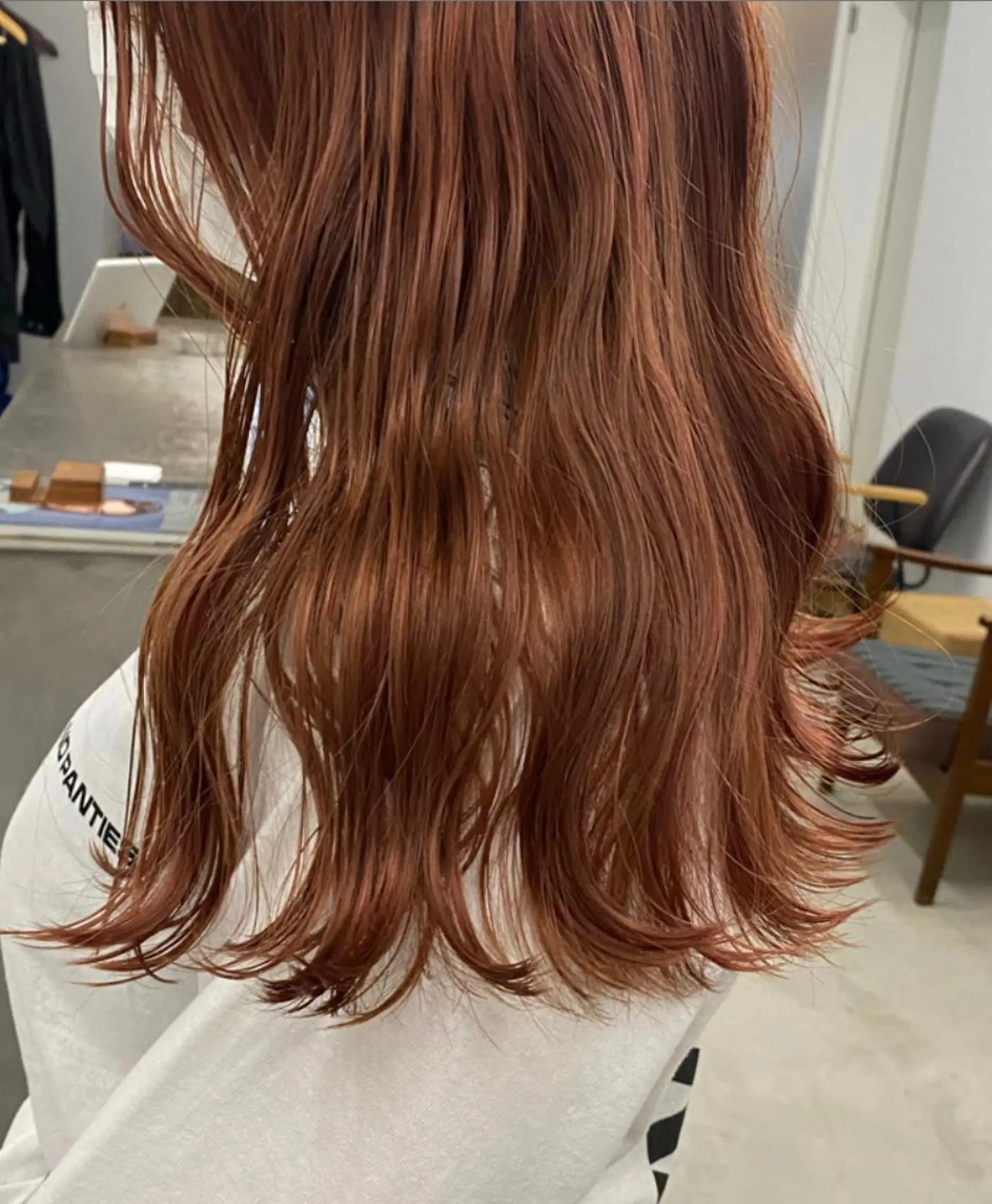 ロング ヘアカラー みつはし さおりのヘアスタイル