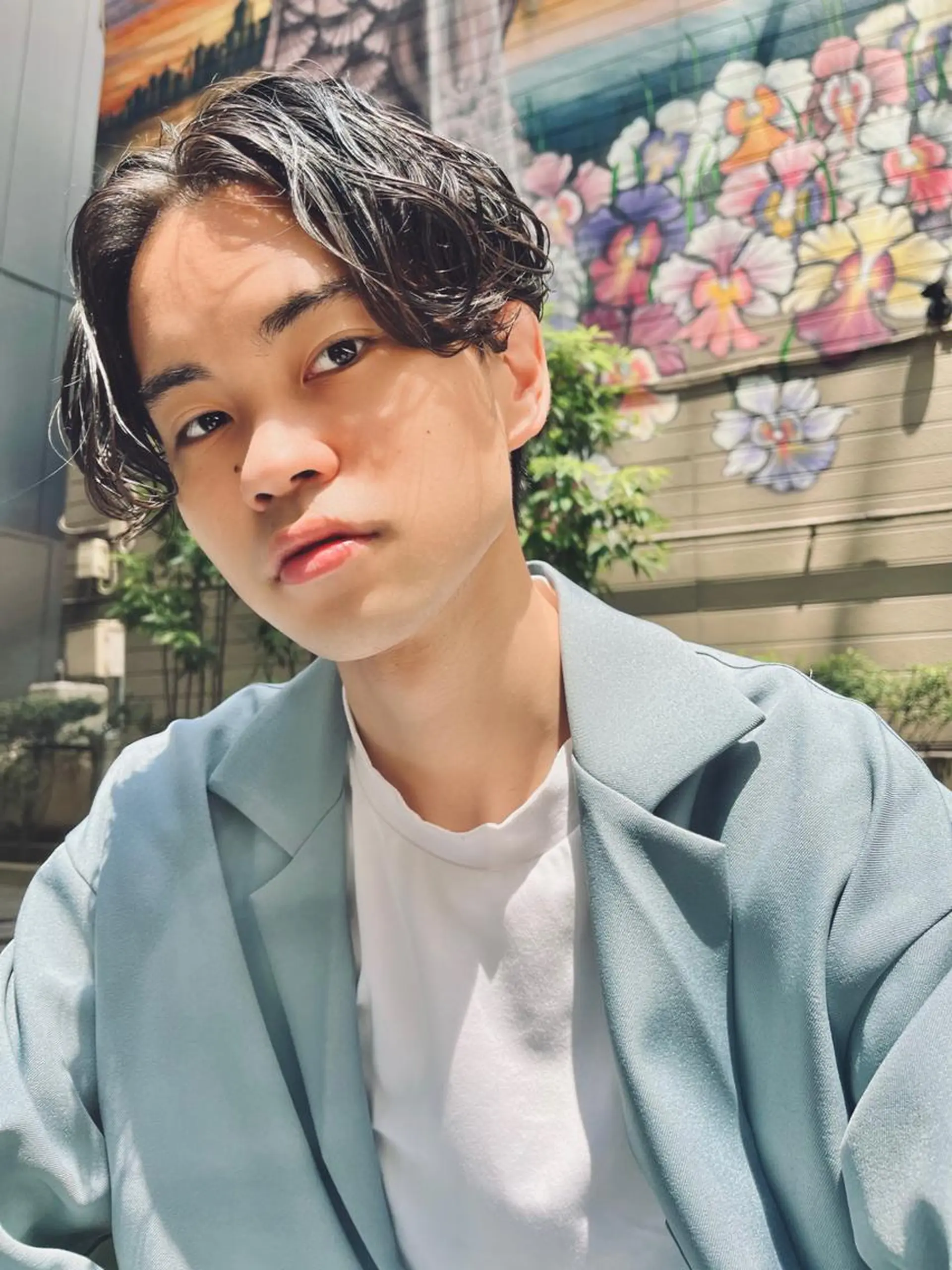 パーマ メンズ カット ヘッドスパ メンズ✨パーマ 大室雄基のヘアスタイル