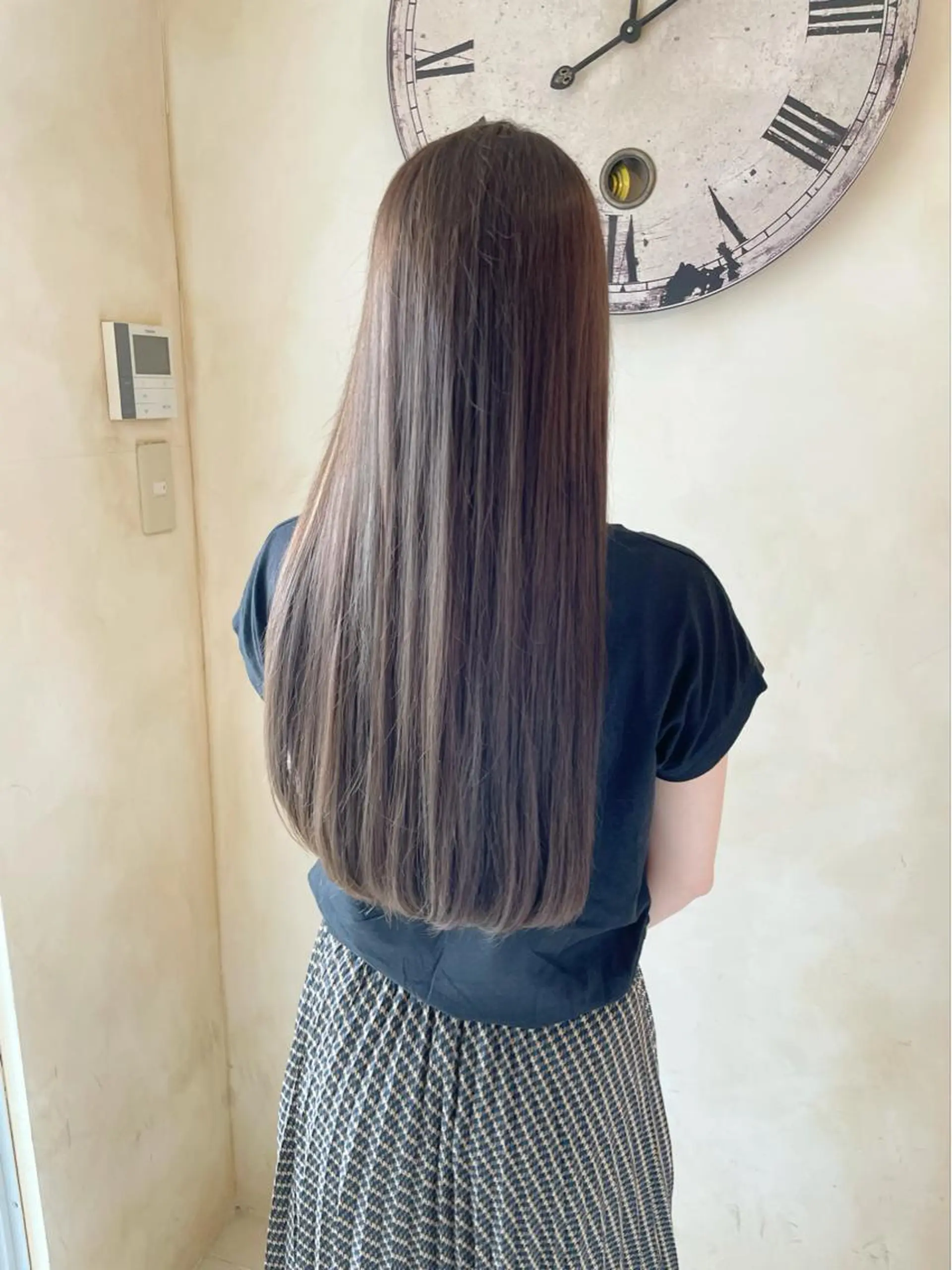 ロング カラー カット ヘアカラー トリートメント 古田 昂也のヘアスタイル