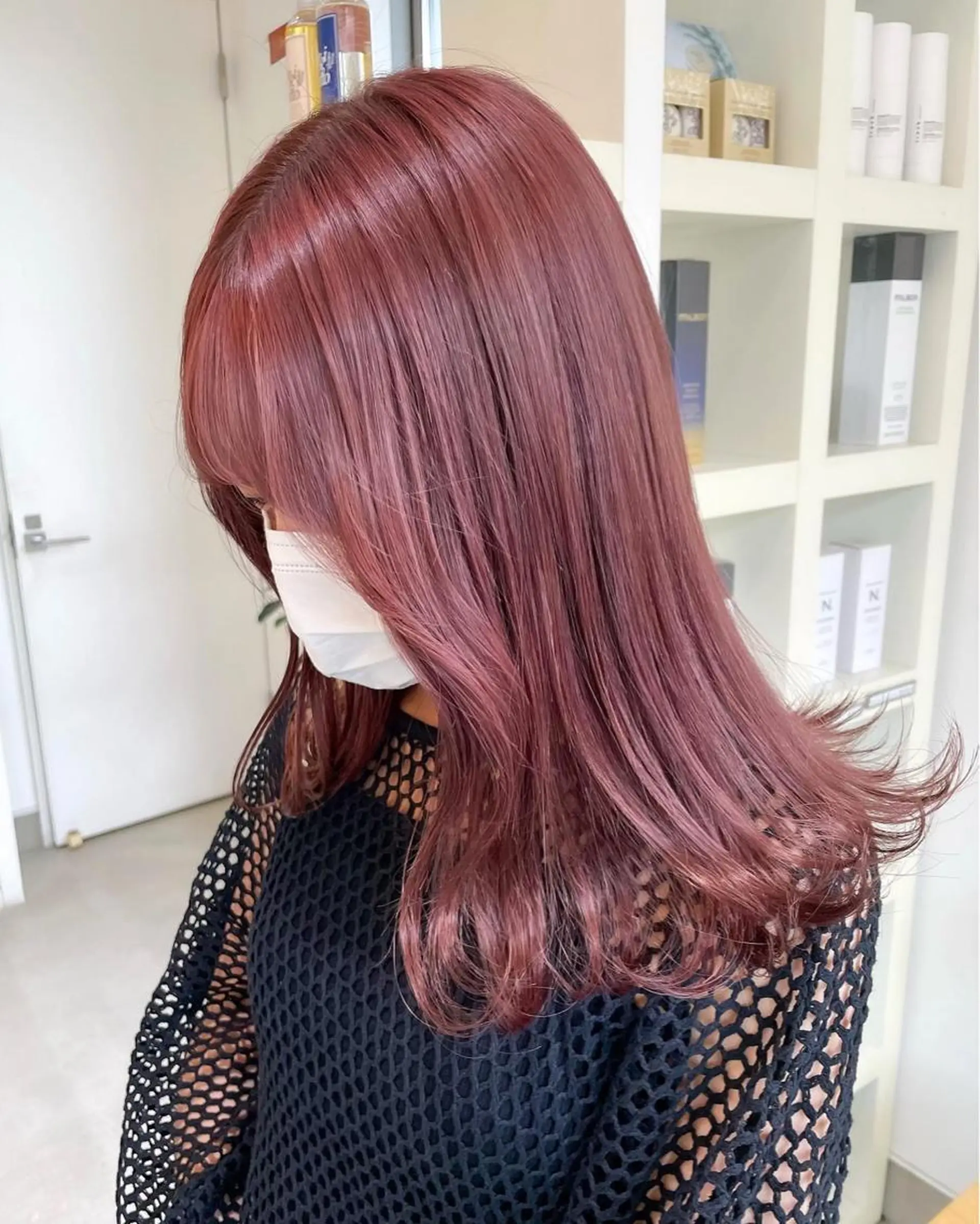 セミロング カラー mir MIYUのヘアスタイル