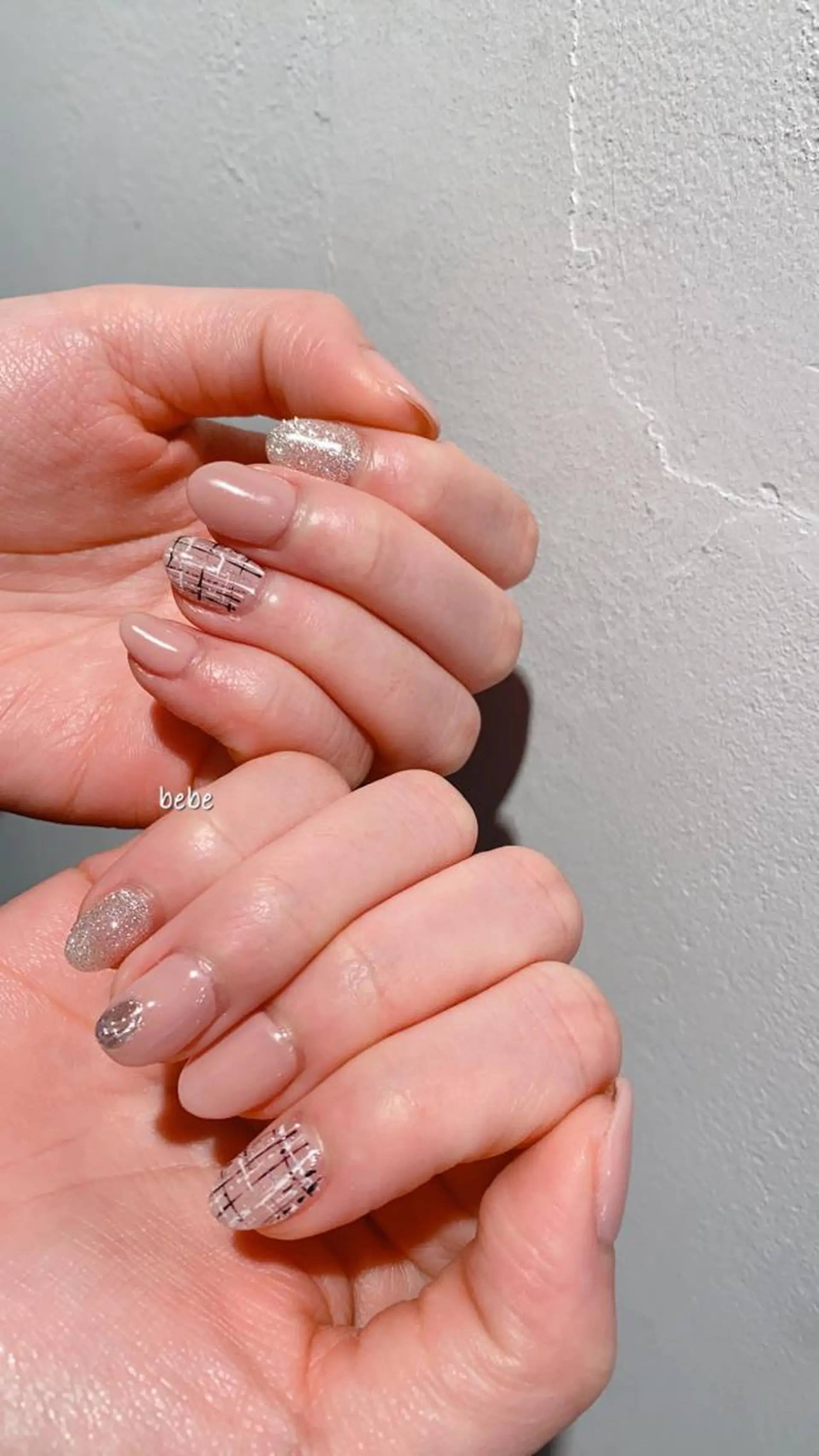 ネイル ニュアンスネイル ツイードネイル Ann. nail.tokyo所属・Ann nailのネイルデザイン