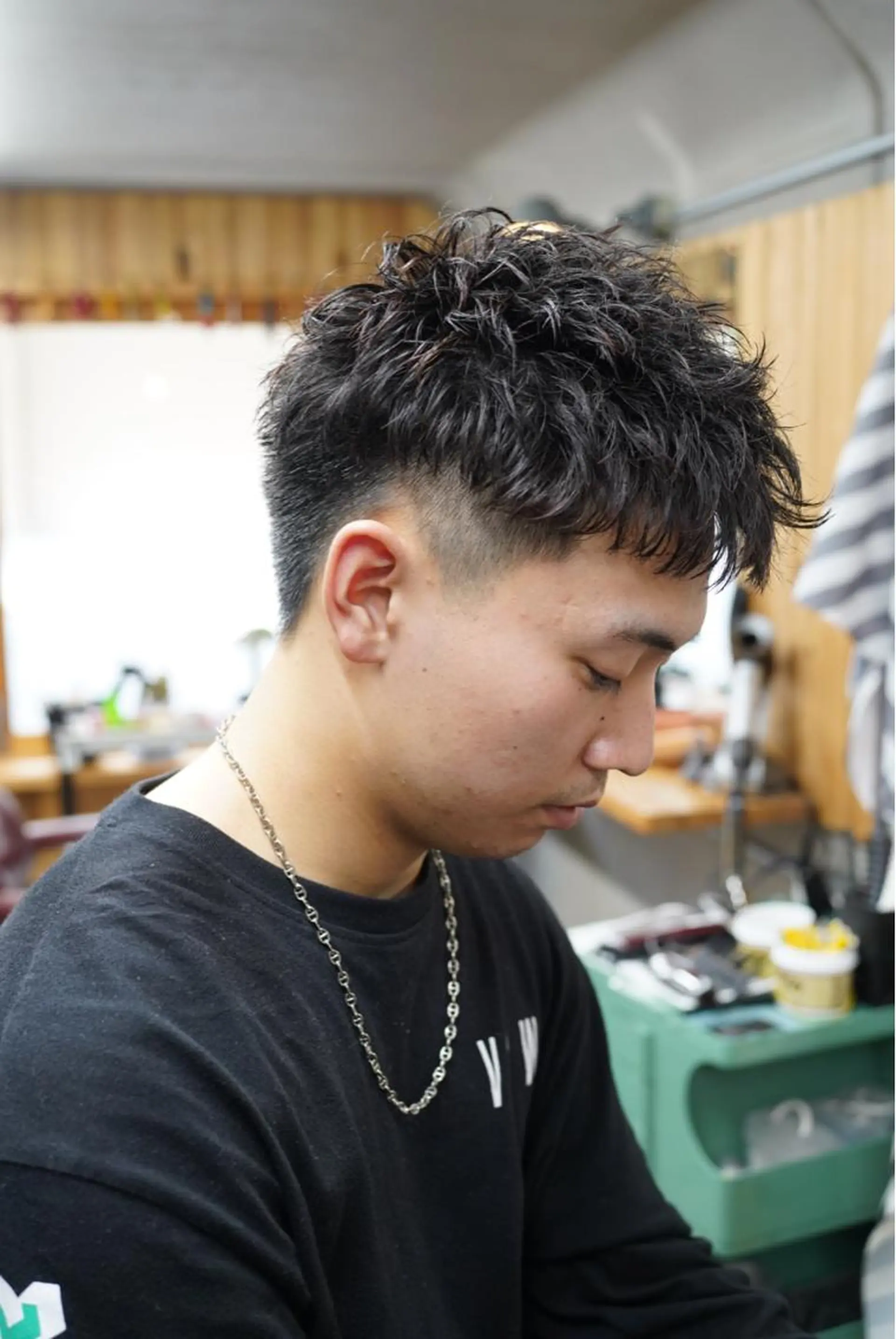 メンズ カット ヘアセット 関 晃哉のヘアスタイル