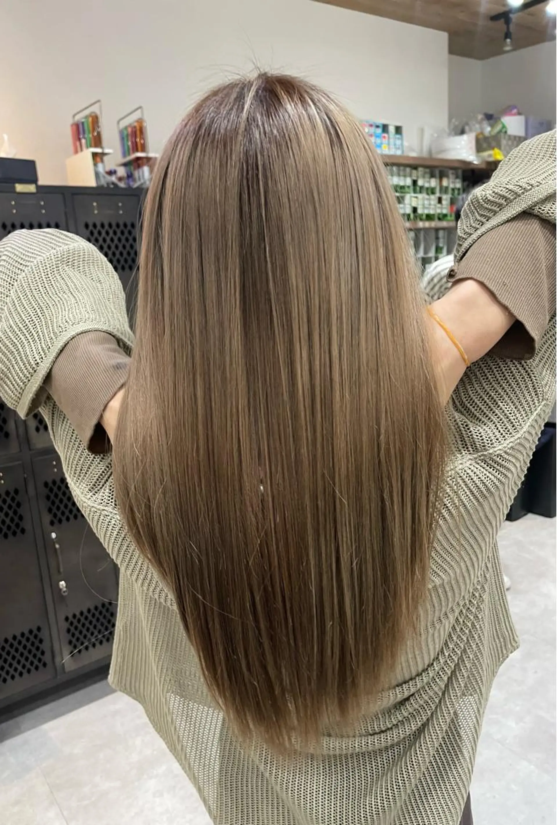 ロング 韓国カット/透明感 Re.Labo岡本のヘアスタイル