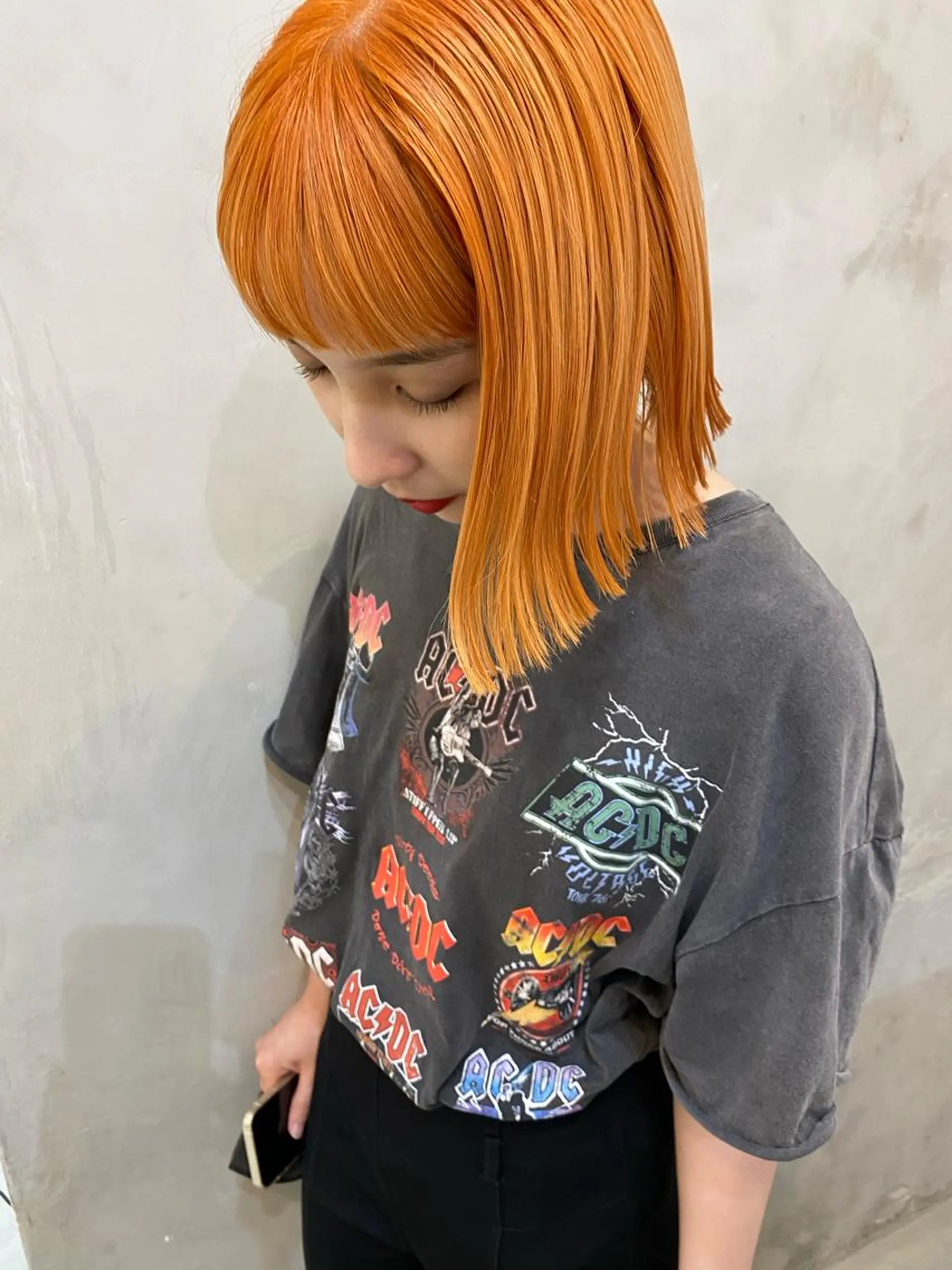 カラー 大山 茶子のヘアスタイル