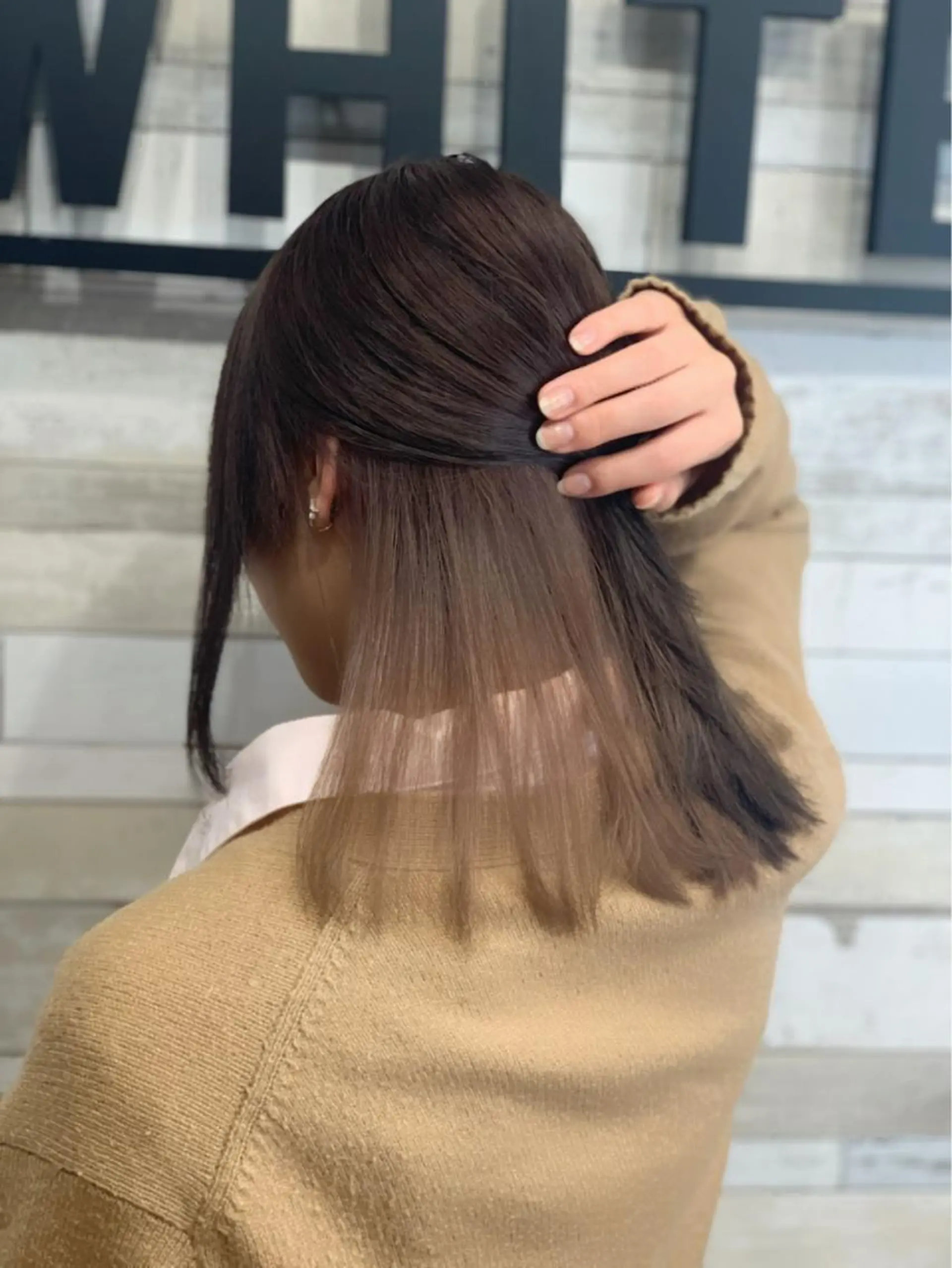 ミディアム ハイトーン✨艶髪💘 💘 AYANO💘のヘアスタイル