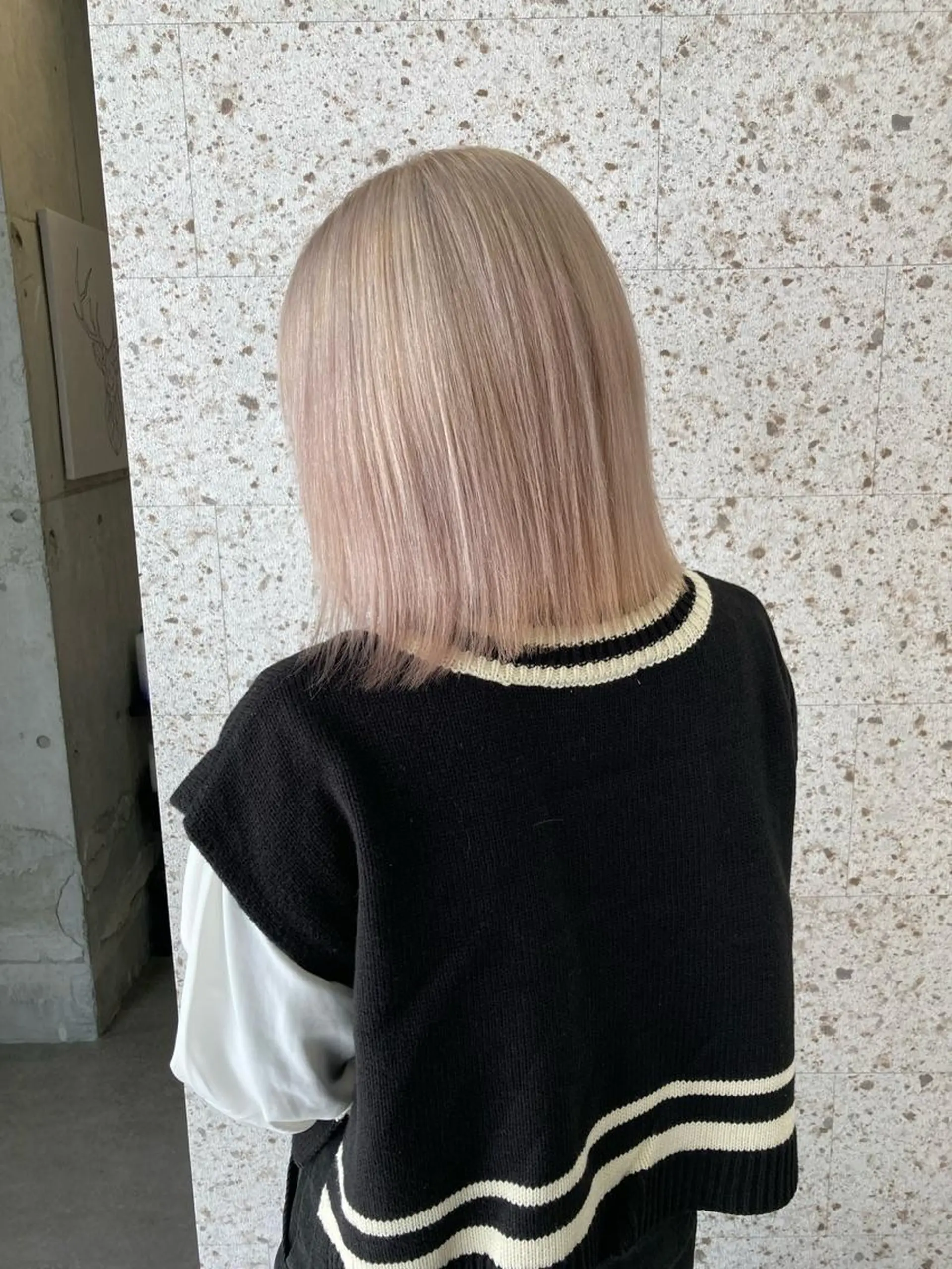 ミディアム カラー 髪質改善.縮毛矯正 ×韓国ヘアyukiのヘアスタイル