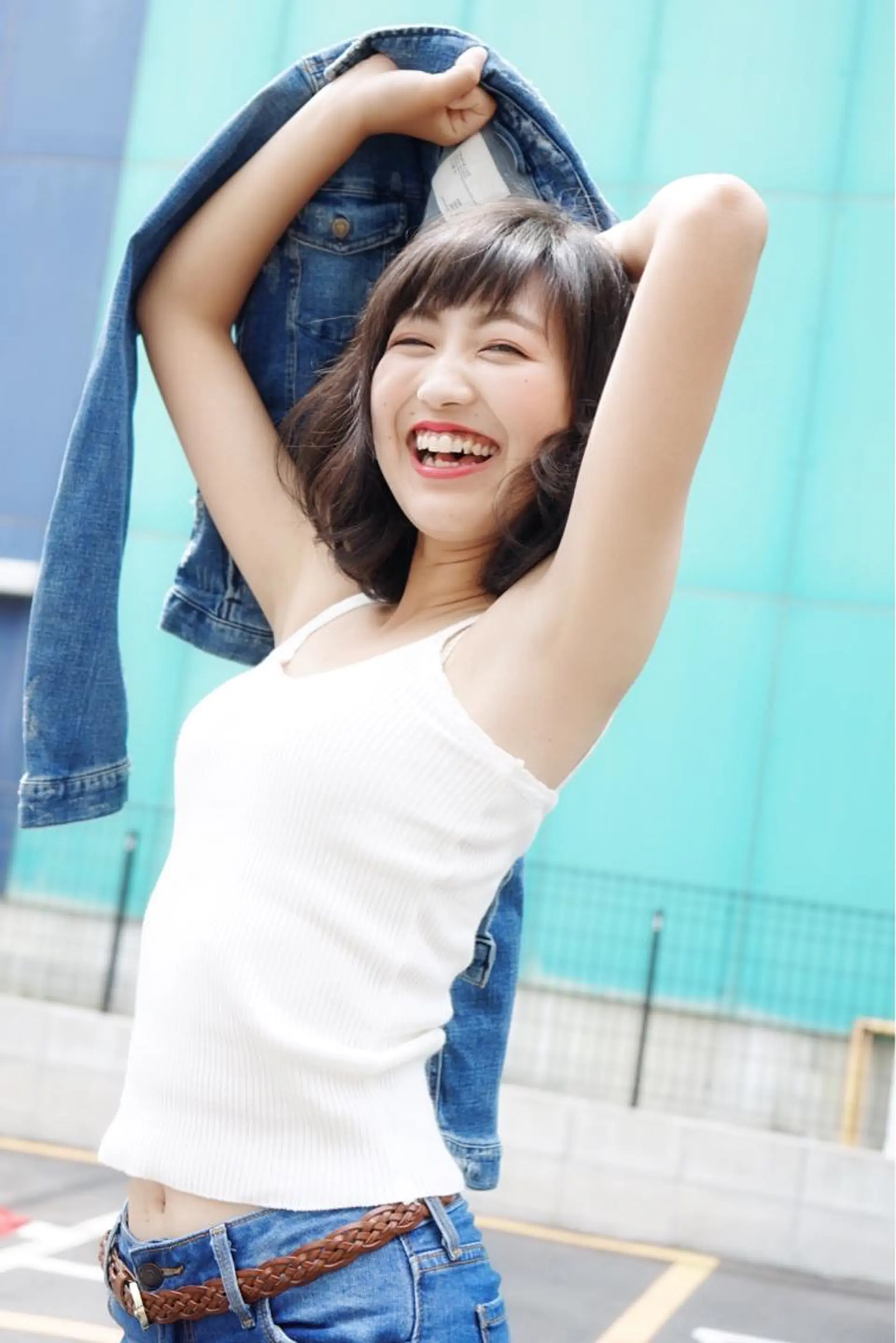 ミディアム カラー 花井 啓好のヘアスタイル