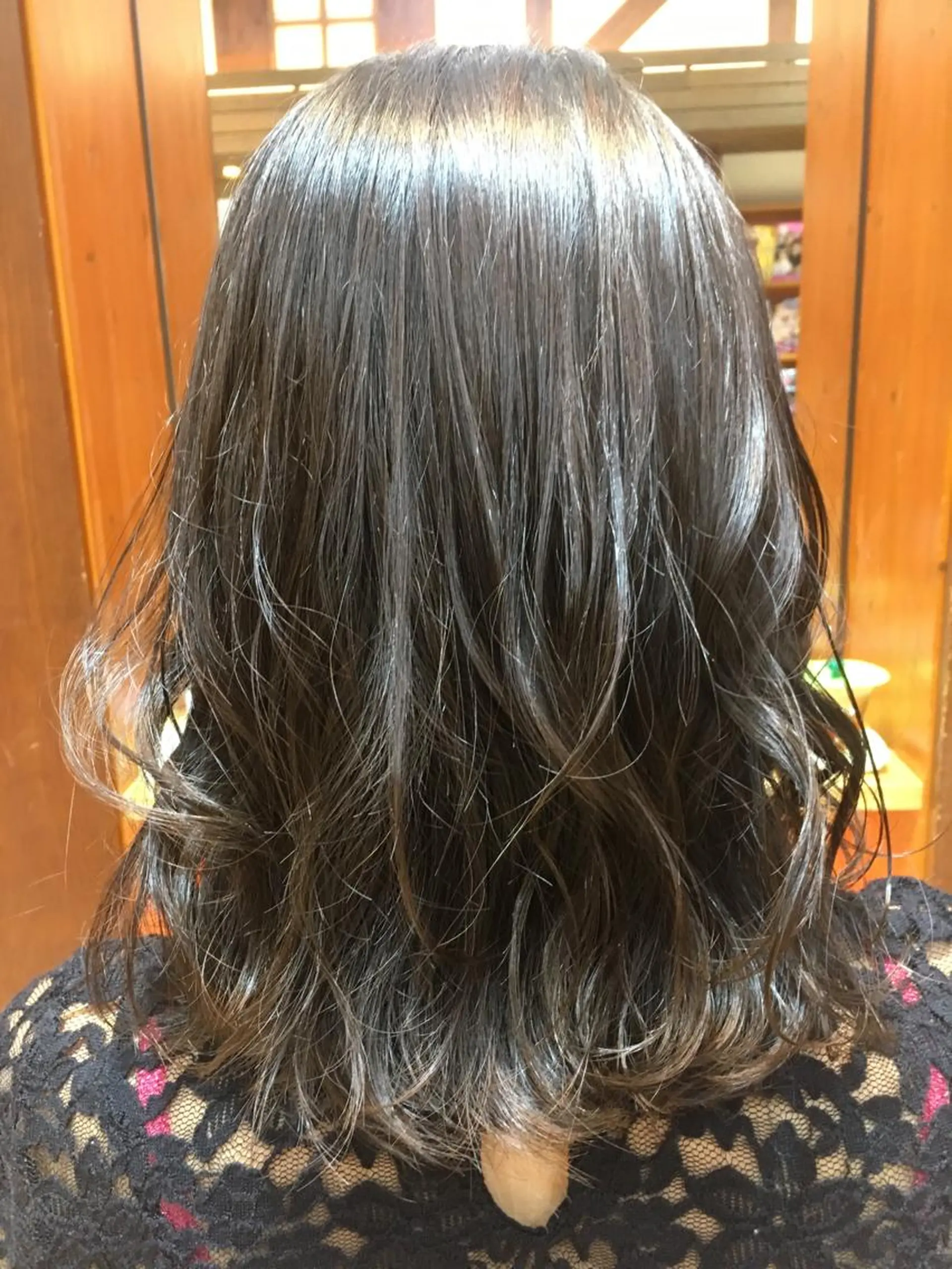 ミディアム カラー ベージュカラー ✨🌿大人可愛い愛さ れhair🌿✨松本のヘアスタイル