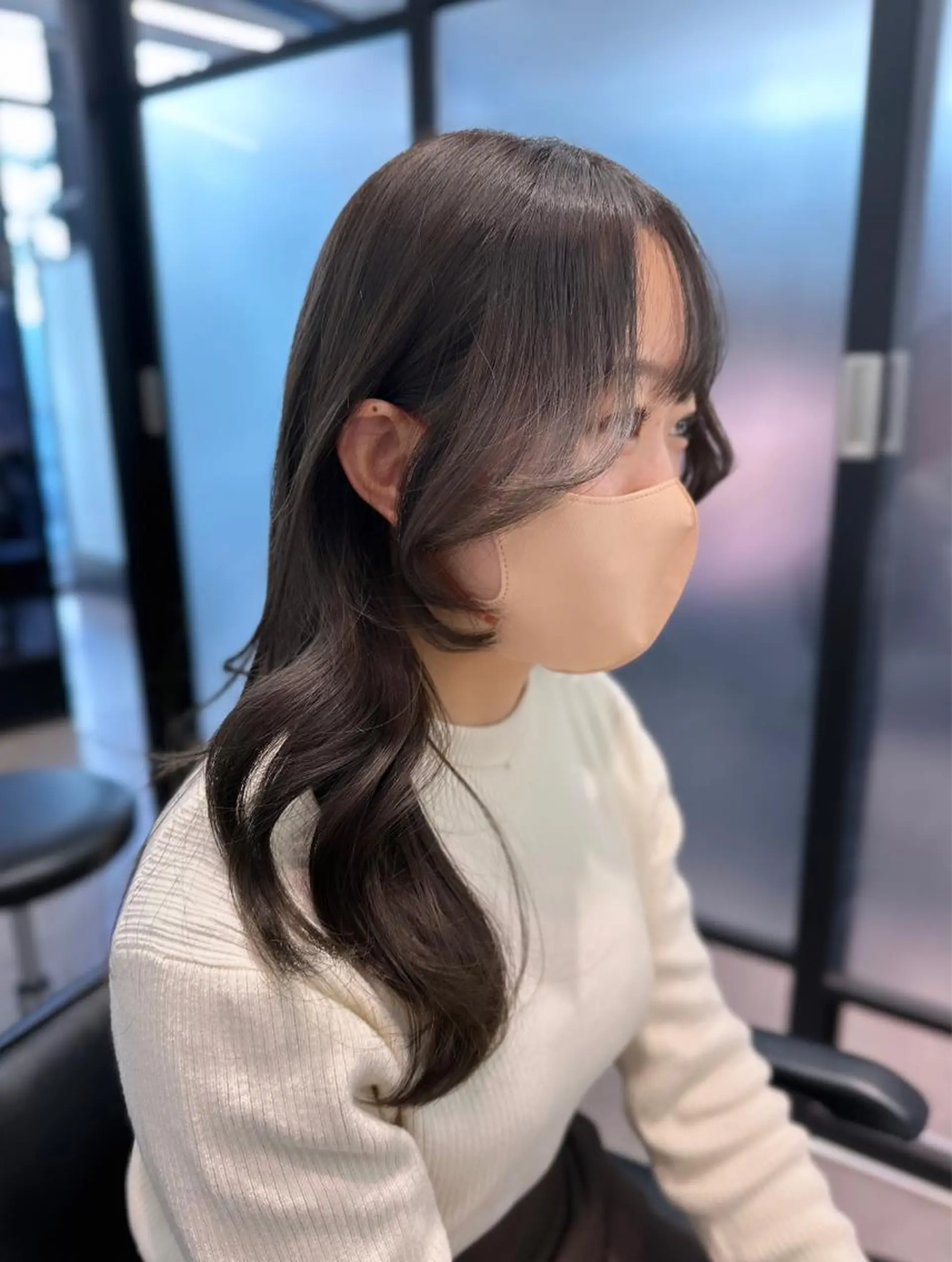 ミディアム カラー 韓国ヘア 店長NEGIのヘアスタイル
