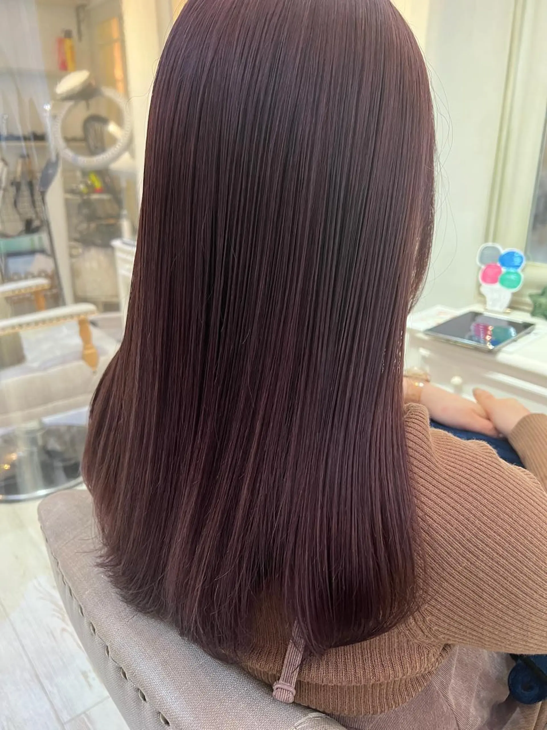 ロング カラー ブリーチ ケアブリーチ デザインカラー ダブルカラー イヤリングカラー 🌈安藤愛/透明感 艶カラー🫧ROWのヘアスタイル