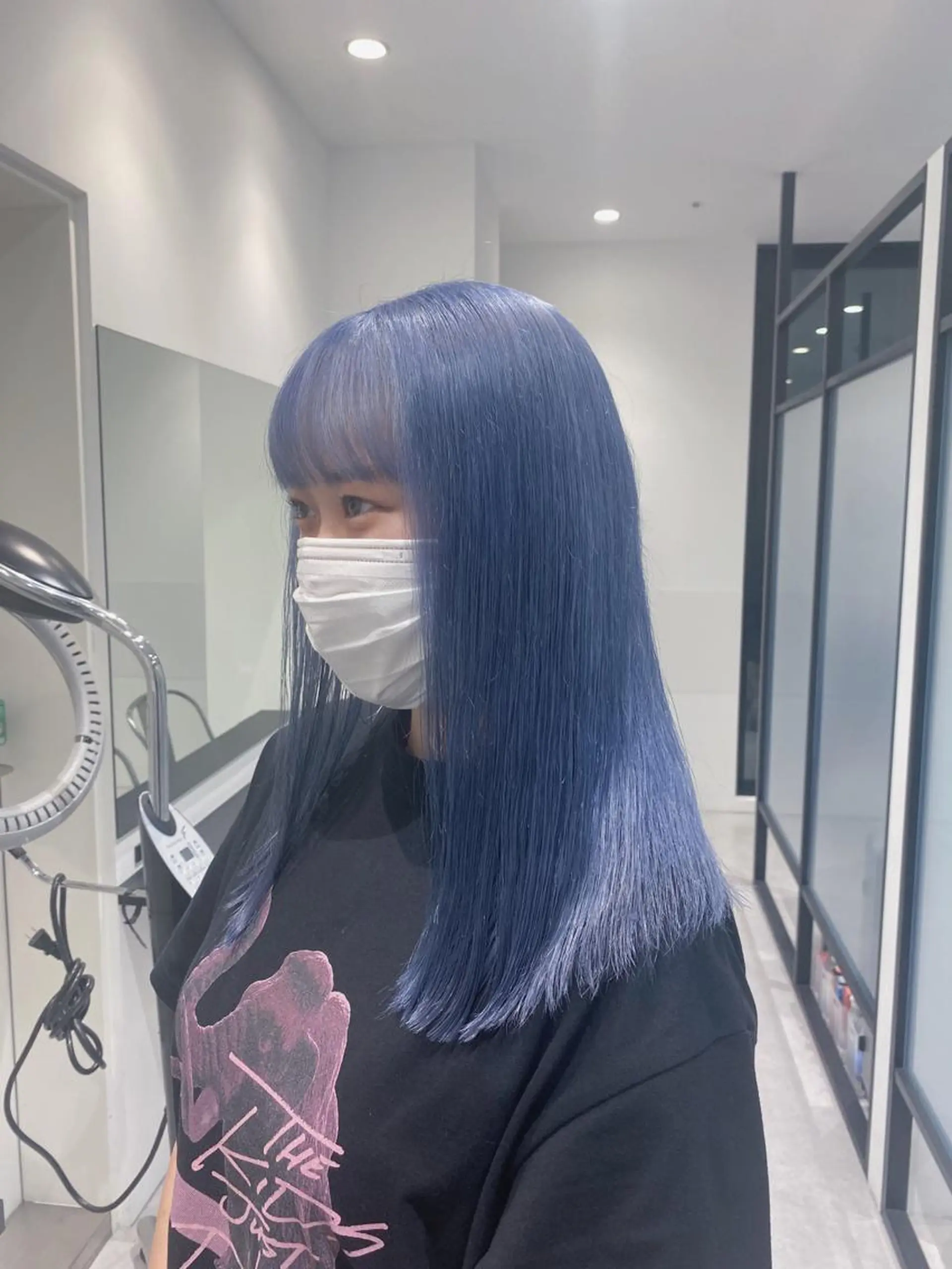 ミディアム カラー ブルーカラー カット ヘアカラー トリートメント 鈴木/ニュアンス パーマ/メンズのヘアスタイル