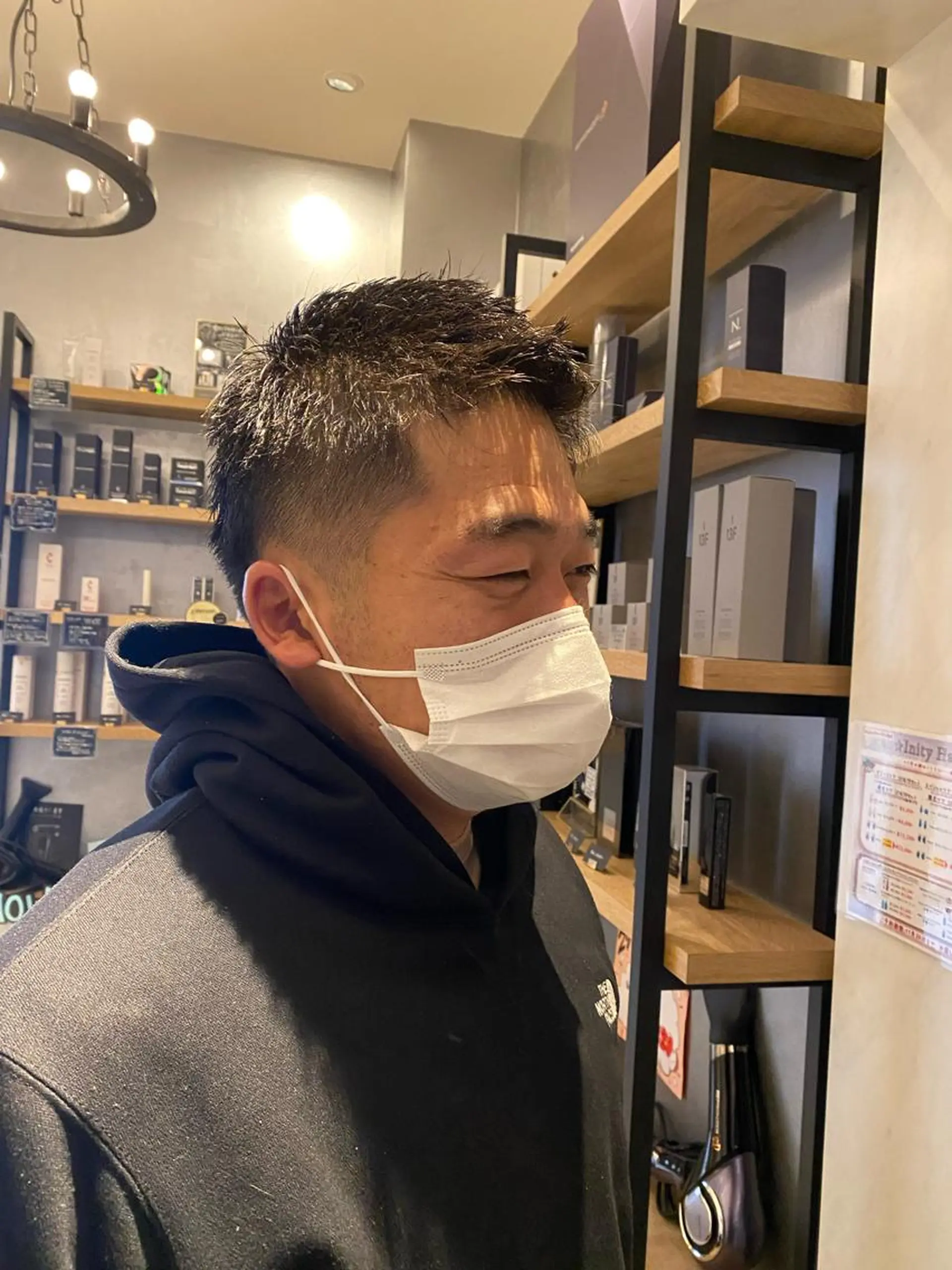 メンズ 羽根 ひよりのヘアスタイル