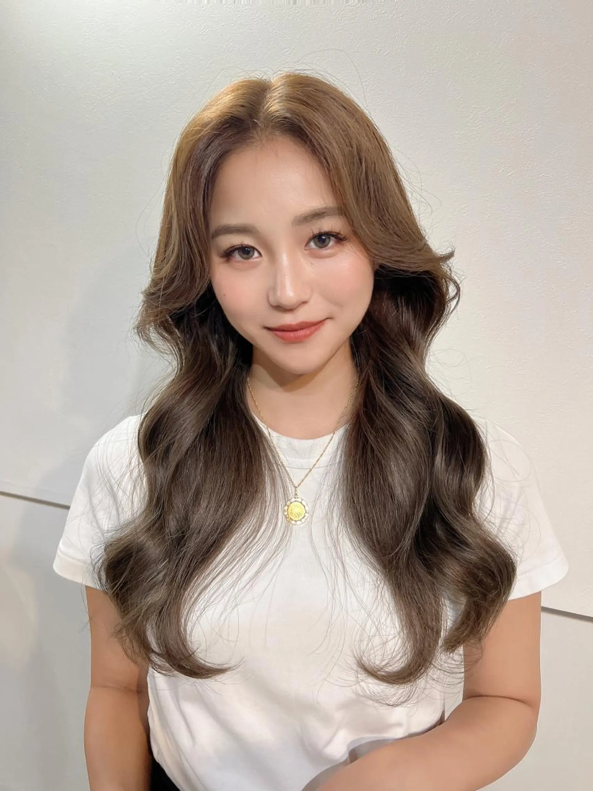 ロング カラー カット トリートメント ヘッドスパ ヘアセット 韓国レイヤー/ 顔周り💕田中将吾のヘアスタイル