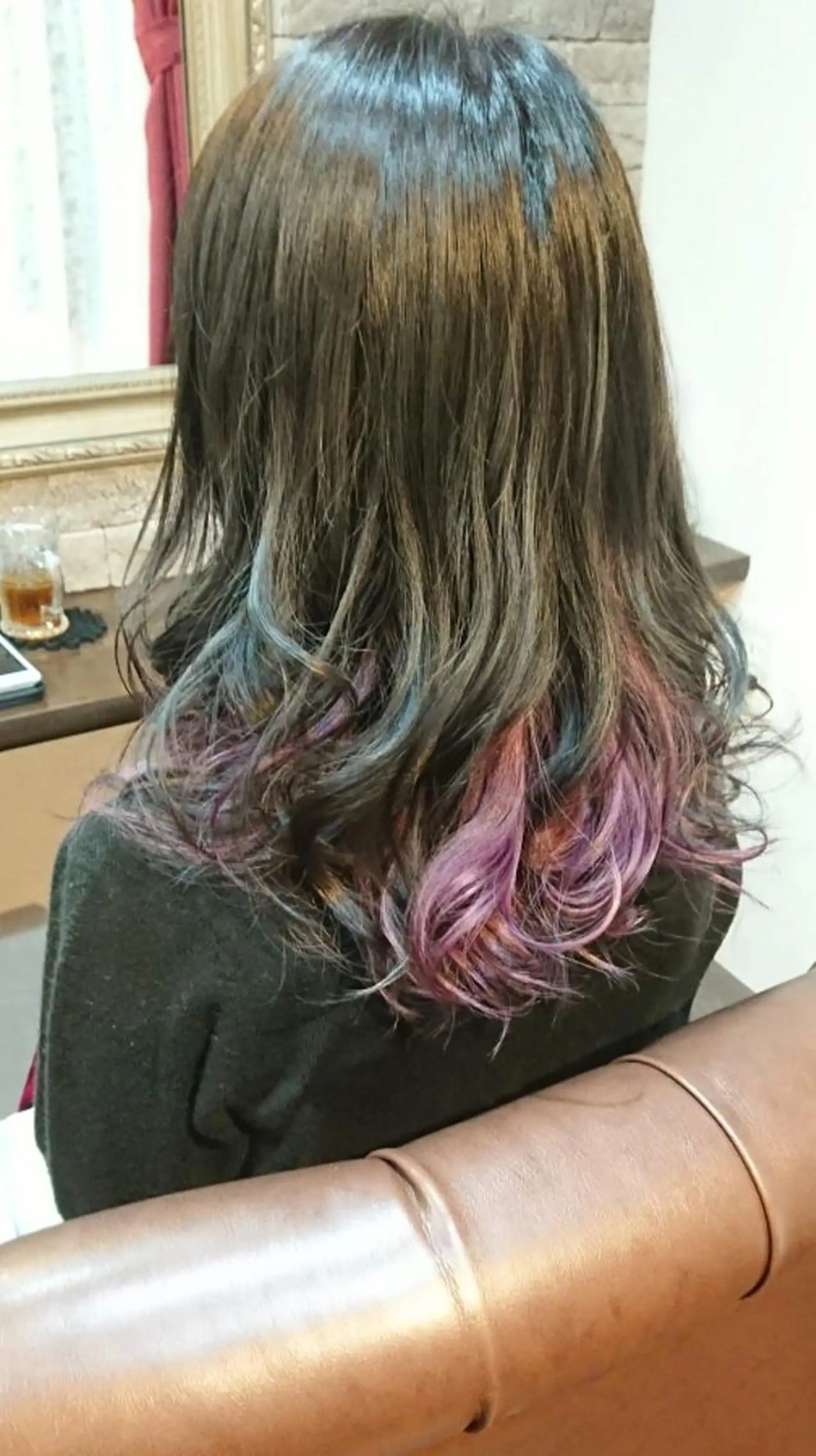 セミロング カラー ヘッドスパ 美髪 カラーリストのヘアスタイル