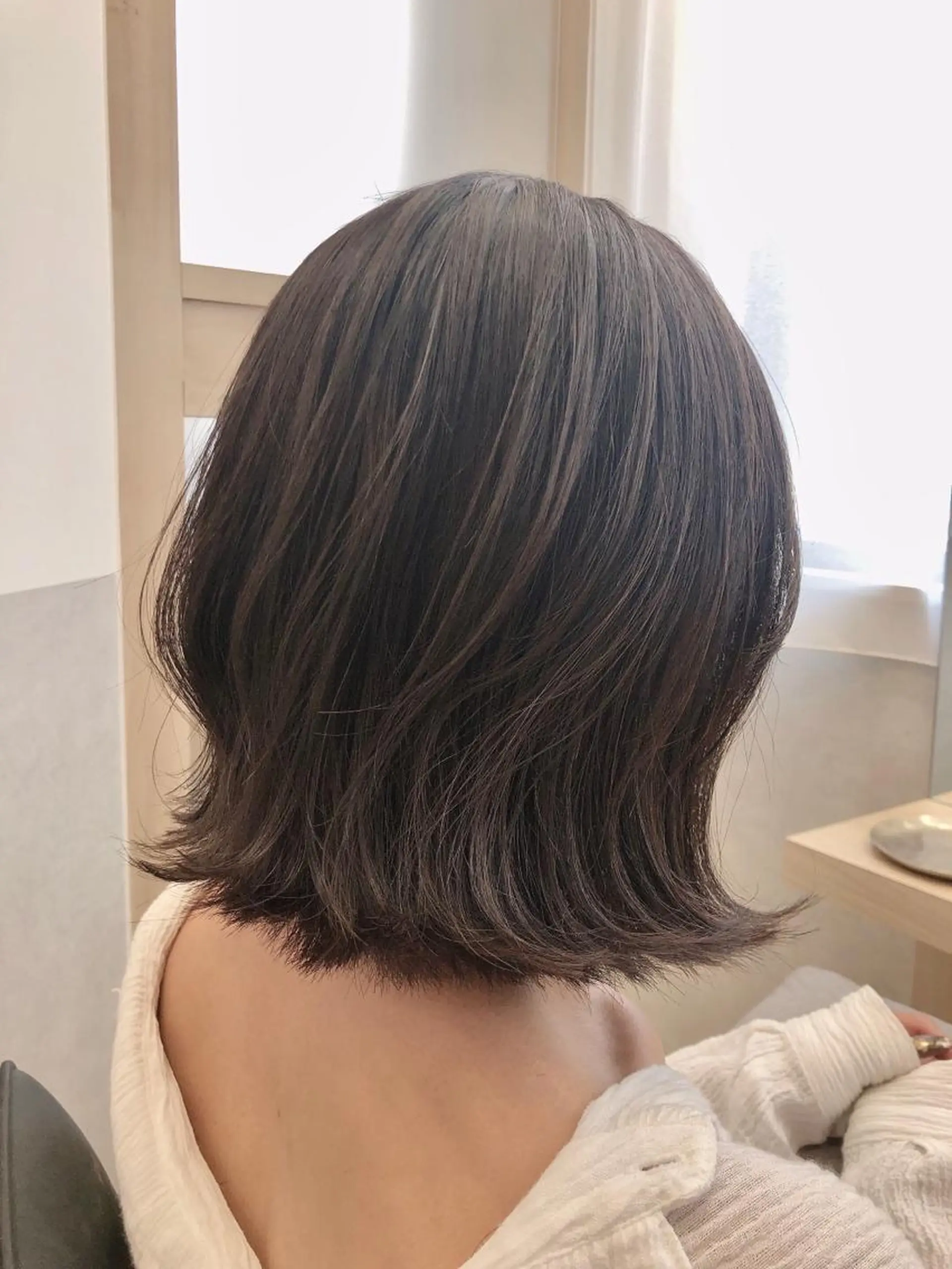 ミディアム カラー カット ヘアカラー トリートメント 西野 美空🍊のヘアスタイル