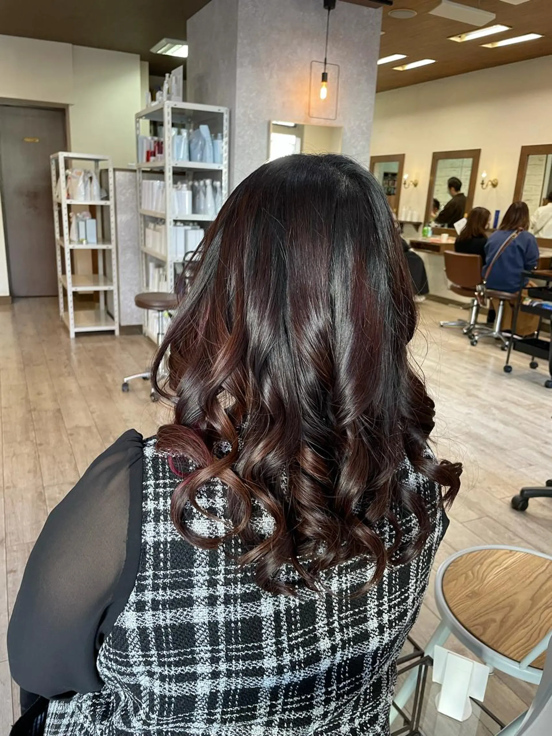 セミロング カラー ヘアアレンジ 🫧ヒシダアキ taboo.i🫧のヘアスタイル