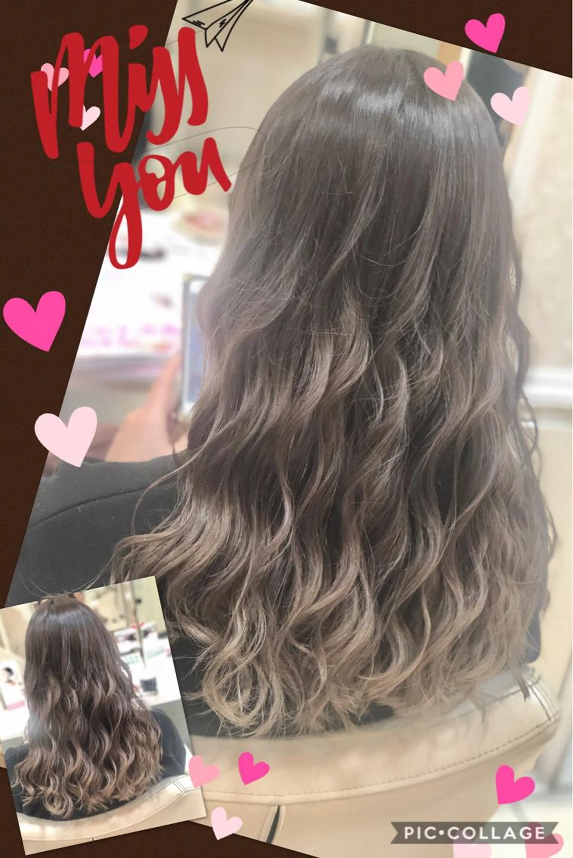 ロング カラー ベージュカラー ブラウンカラー 透明感カラー イルミナカラー モカベージュ 永島 桜のヘアスタイル