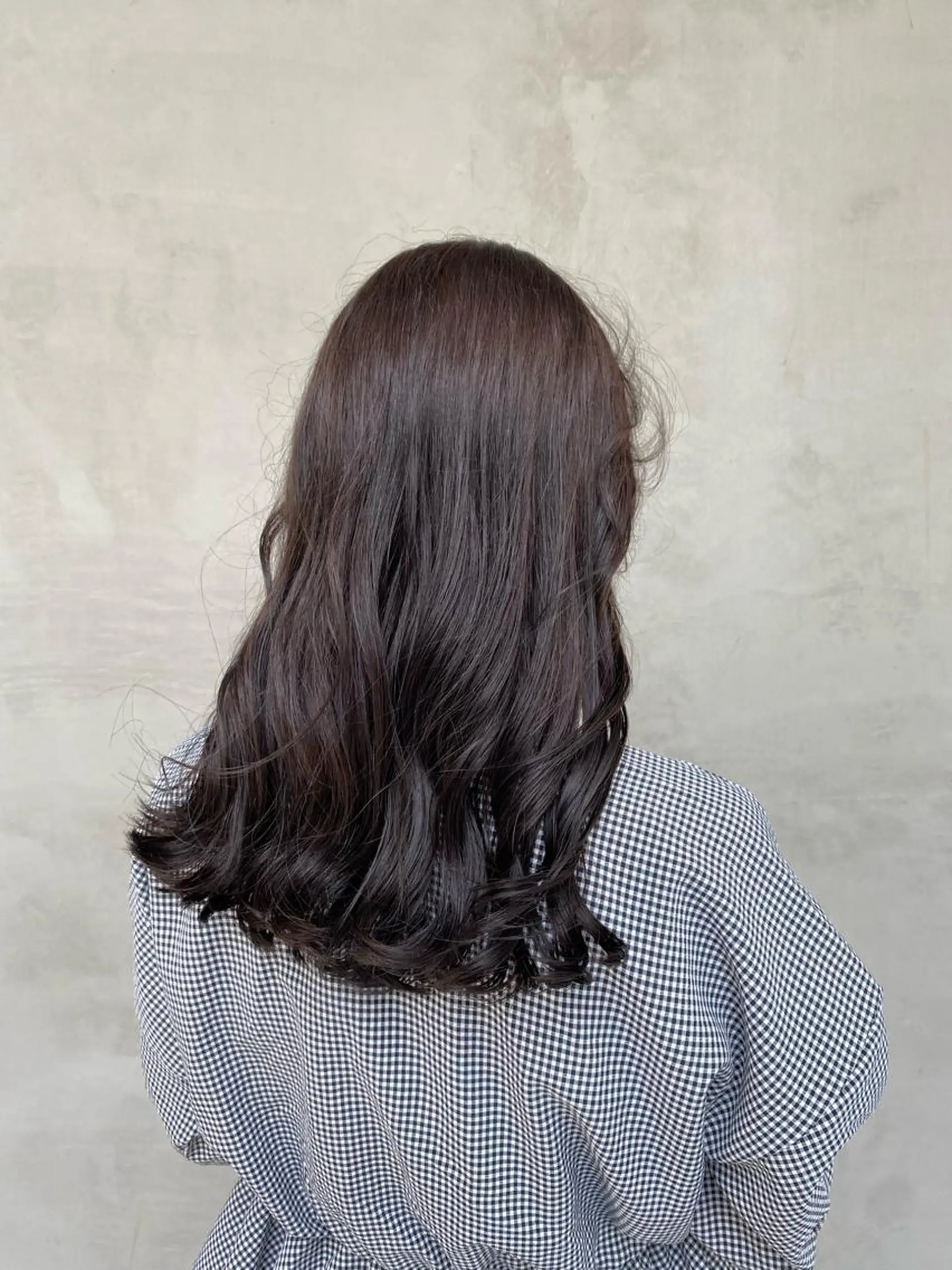 セミロング カラー ダークグレー ダークグレージュ グレージュ ヘアカラー トリートメント 【GUK】 🌻RINA🌻のヘアスタイル