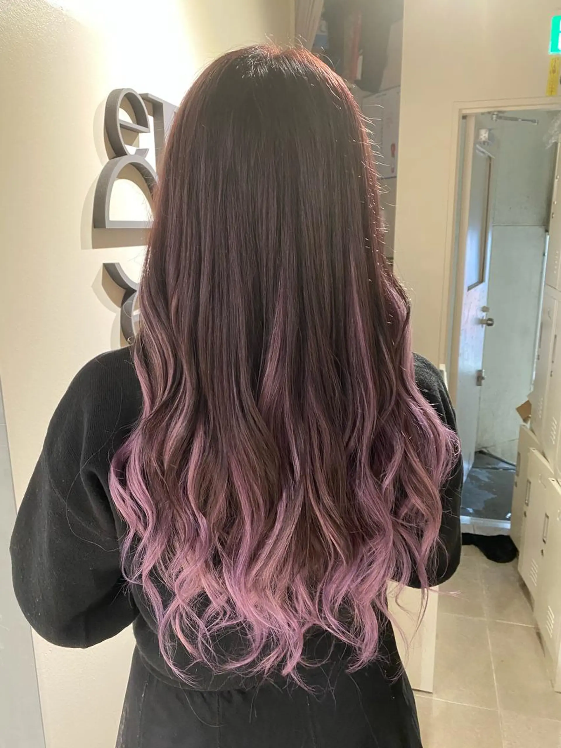 ロング カラー ヘアカラー トリートメント エクステ 韓国カラーエクステ 👑代表渡部雅己👑のヘアスタイル