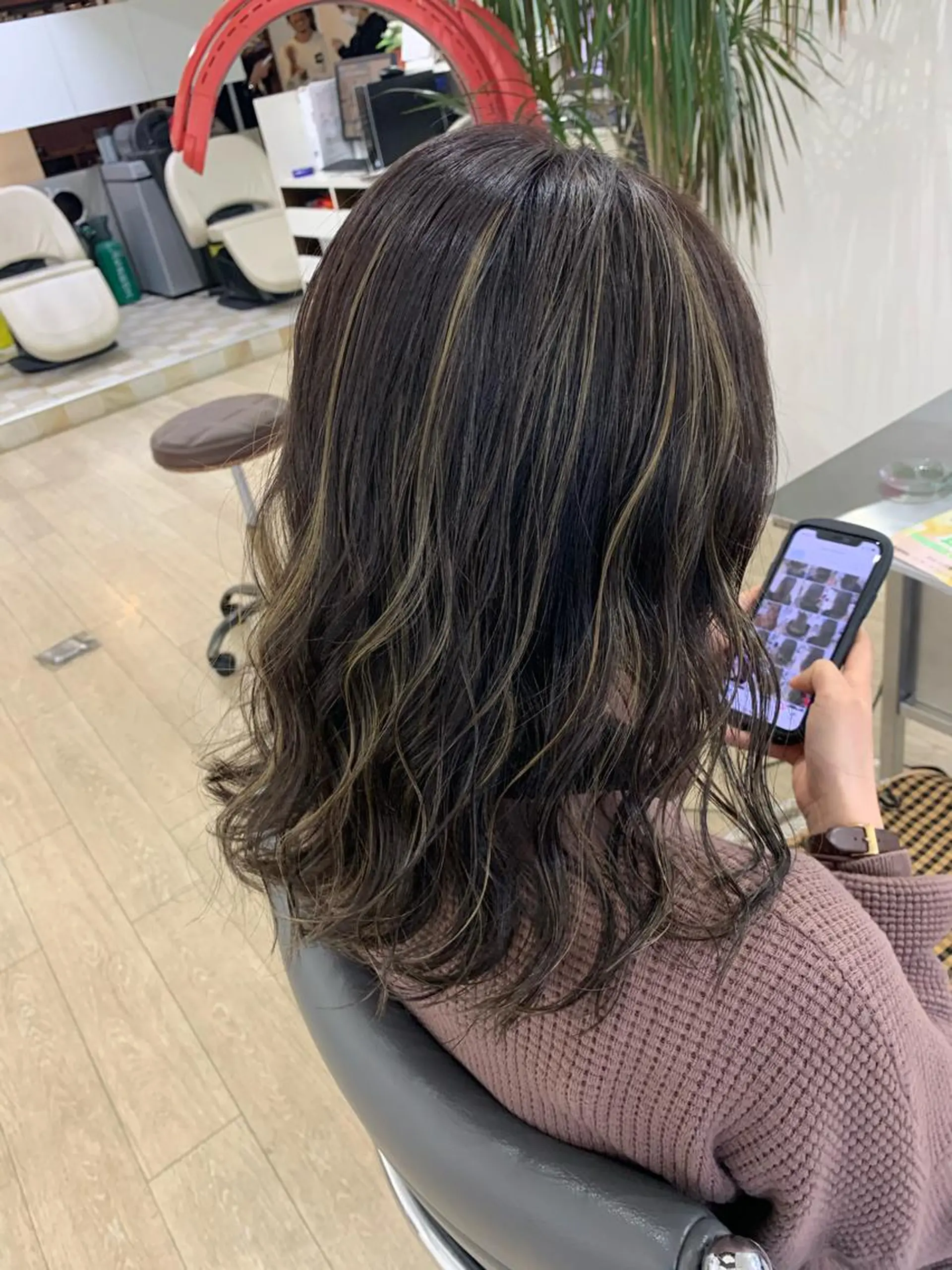 セミロング カラー ヘアカラー トリートメント Reb_keiji 👑小倉圭司のヘアスタイル