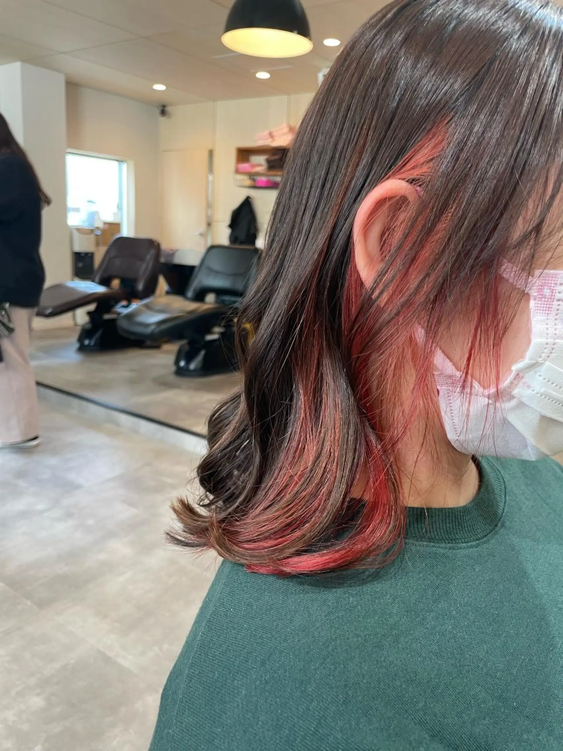 ミディアム カラー ヘアアレンジ ミズタ マイのヘアスタイル