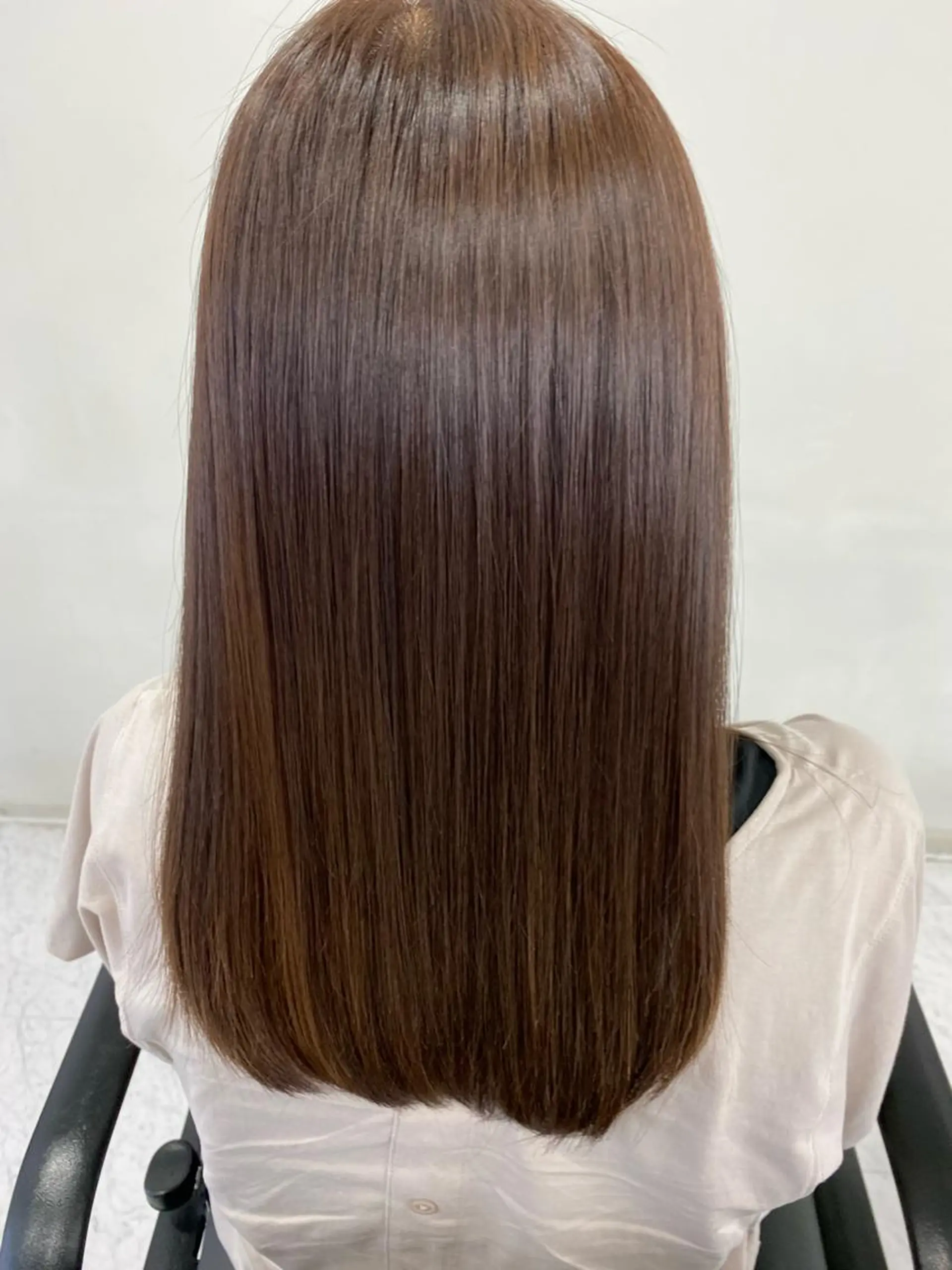 セミロング カラー 髪質改善 カット ヘアカラー トリートメント 【髪質改善】に特化 オリーブオイルクラブのヘアスタイル