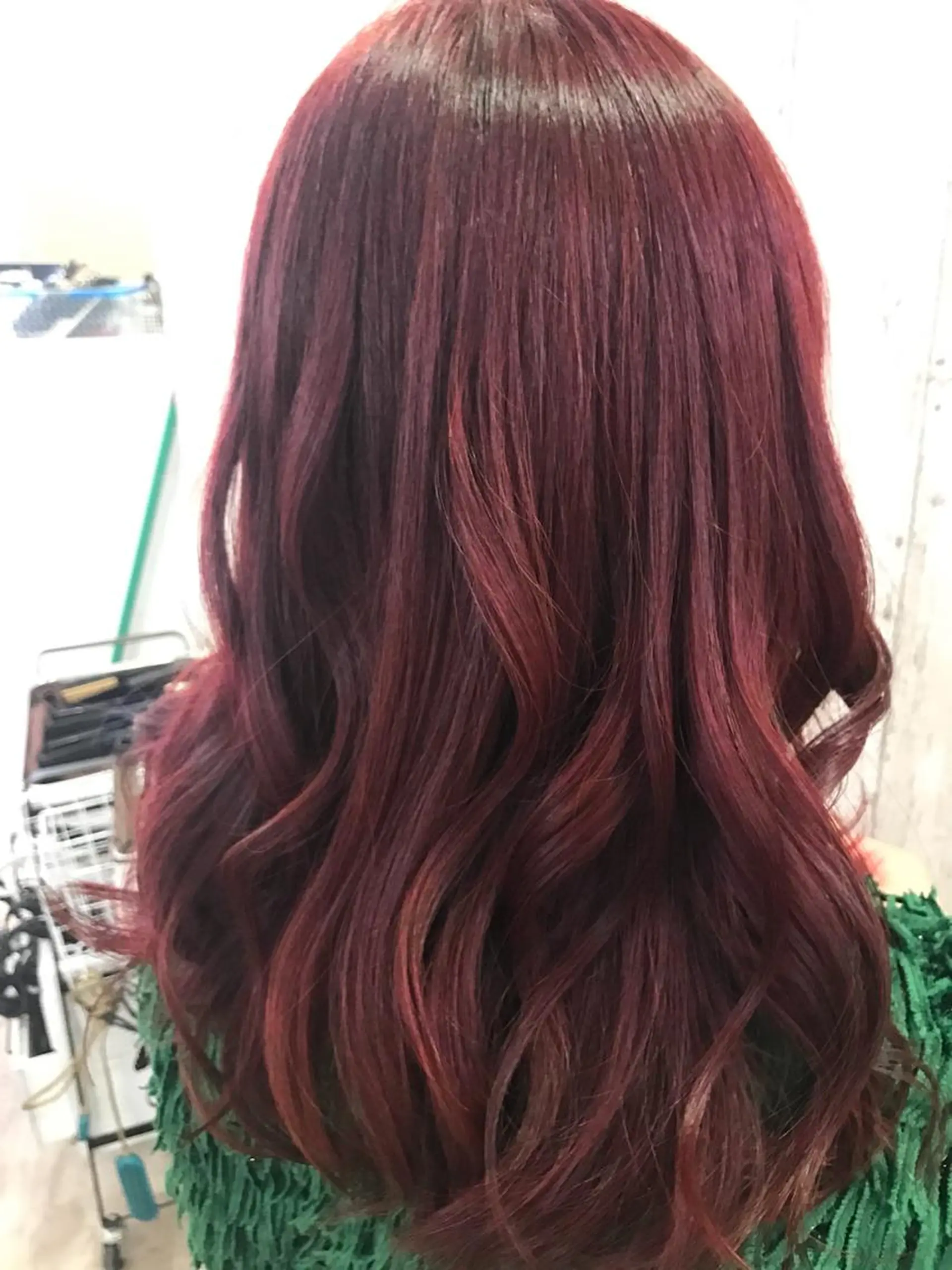 ミディアム カラー カット トリートメント 前髪カット無料🎉 髪質改善✨影山湧市のヘアスタイル