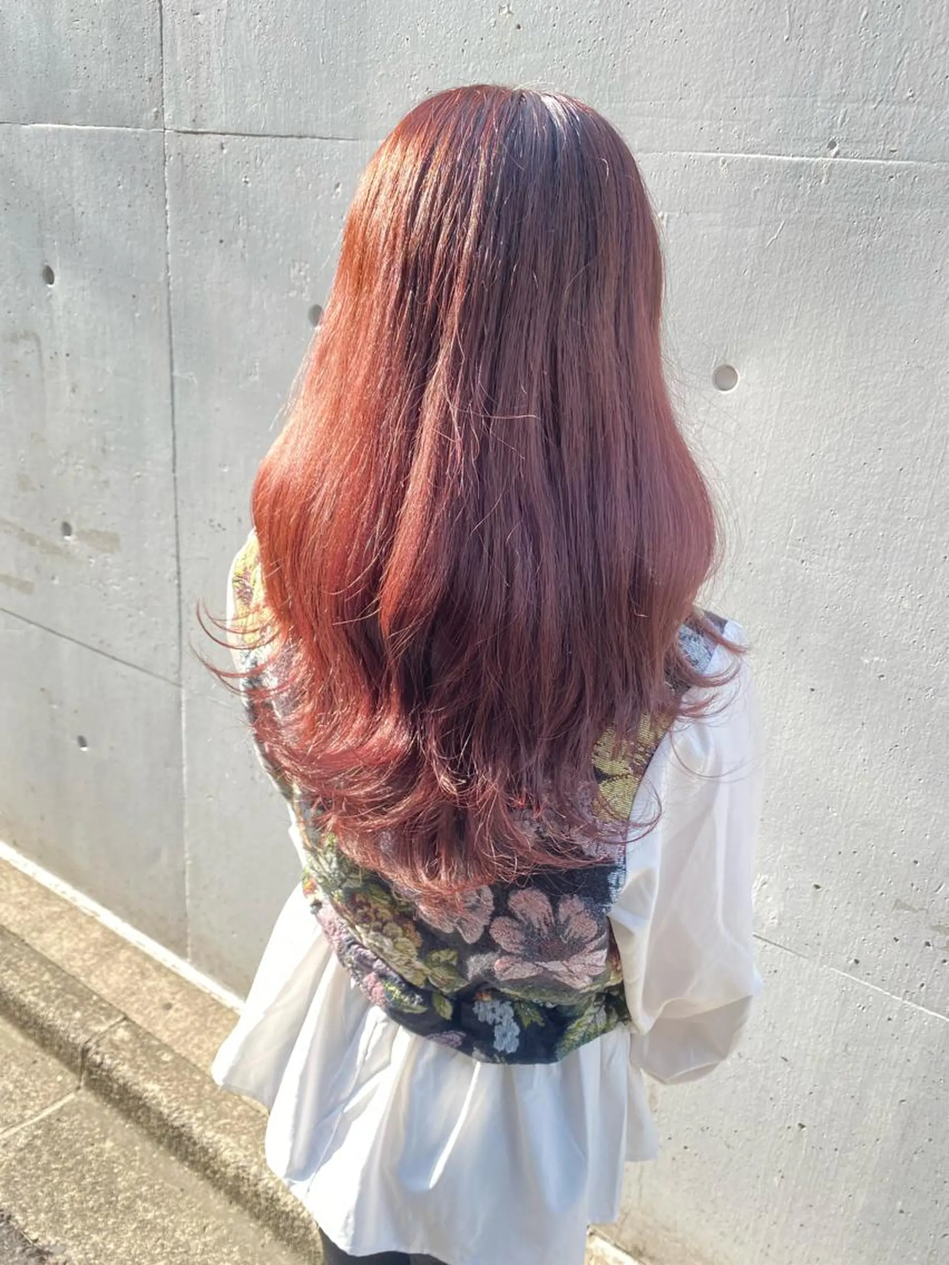 セミロング カラー ヘアアレンジ 🔥ハイトーンカラー ギャルNAOKI🔥のヘアスタイル