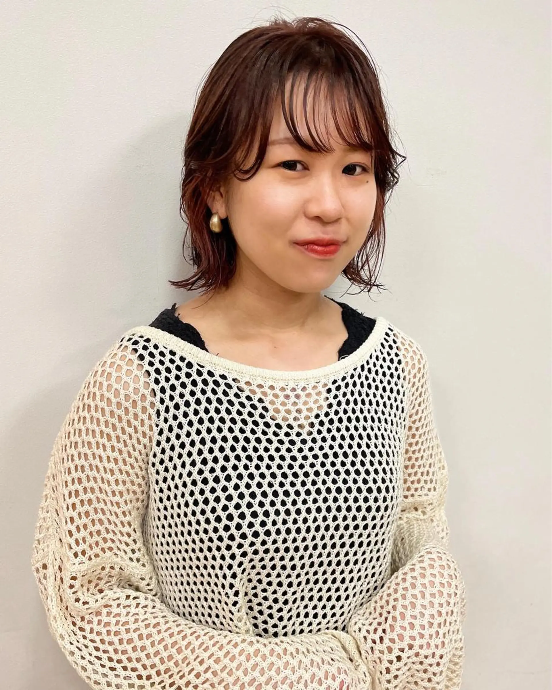 ショート カラー 河口 友里のヘアスタイル