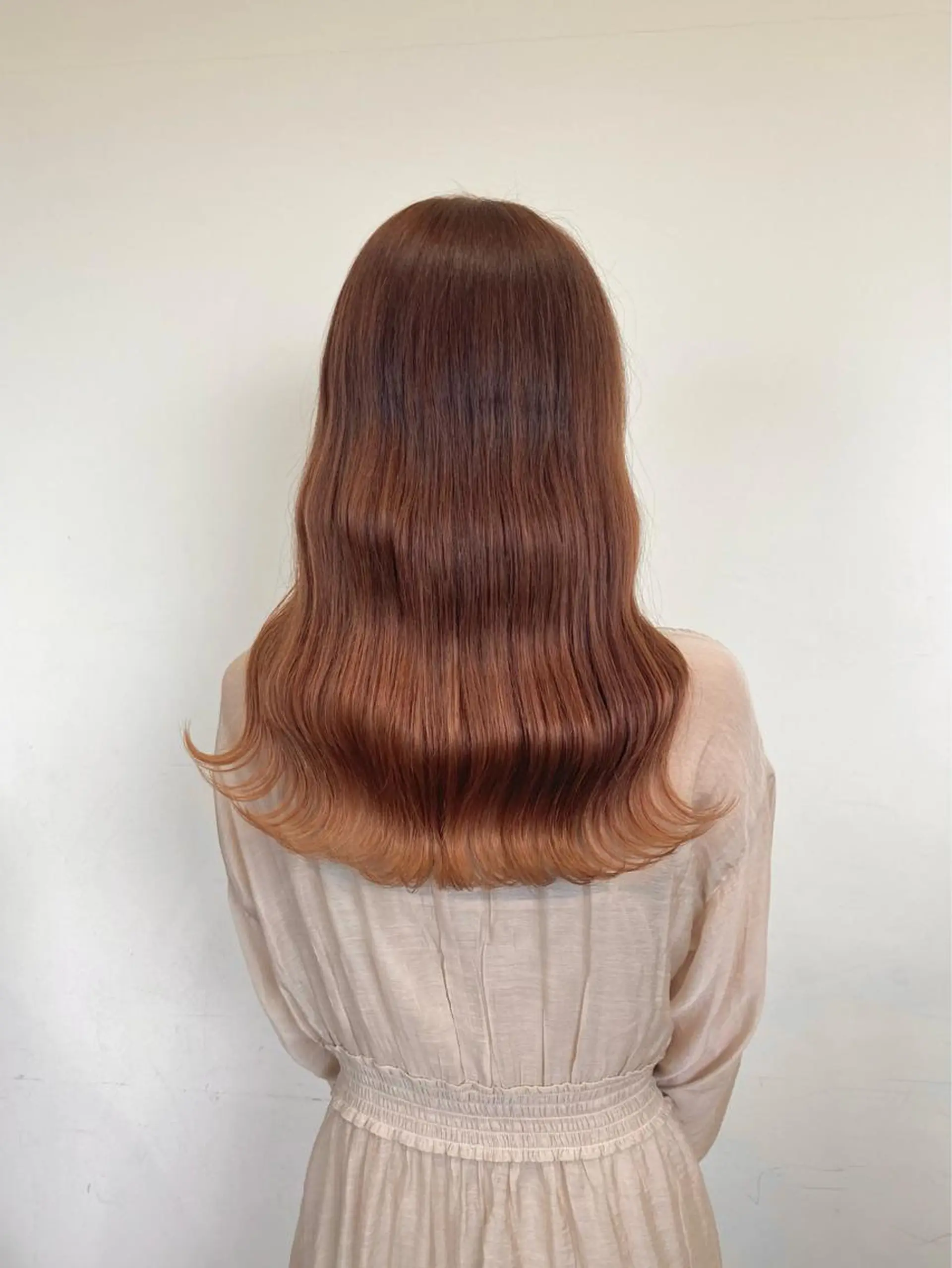 ロング カット ヘアカラー トリートメント 梅山 美侑のヘアスタイル