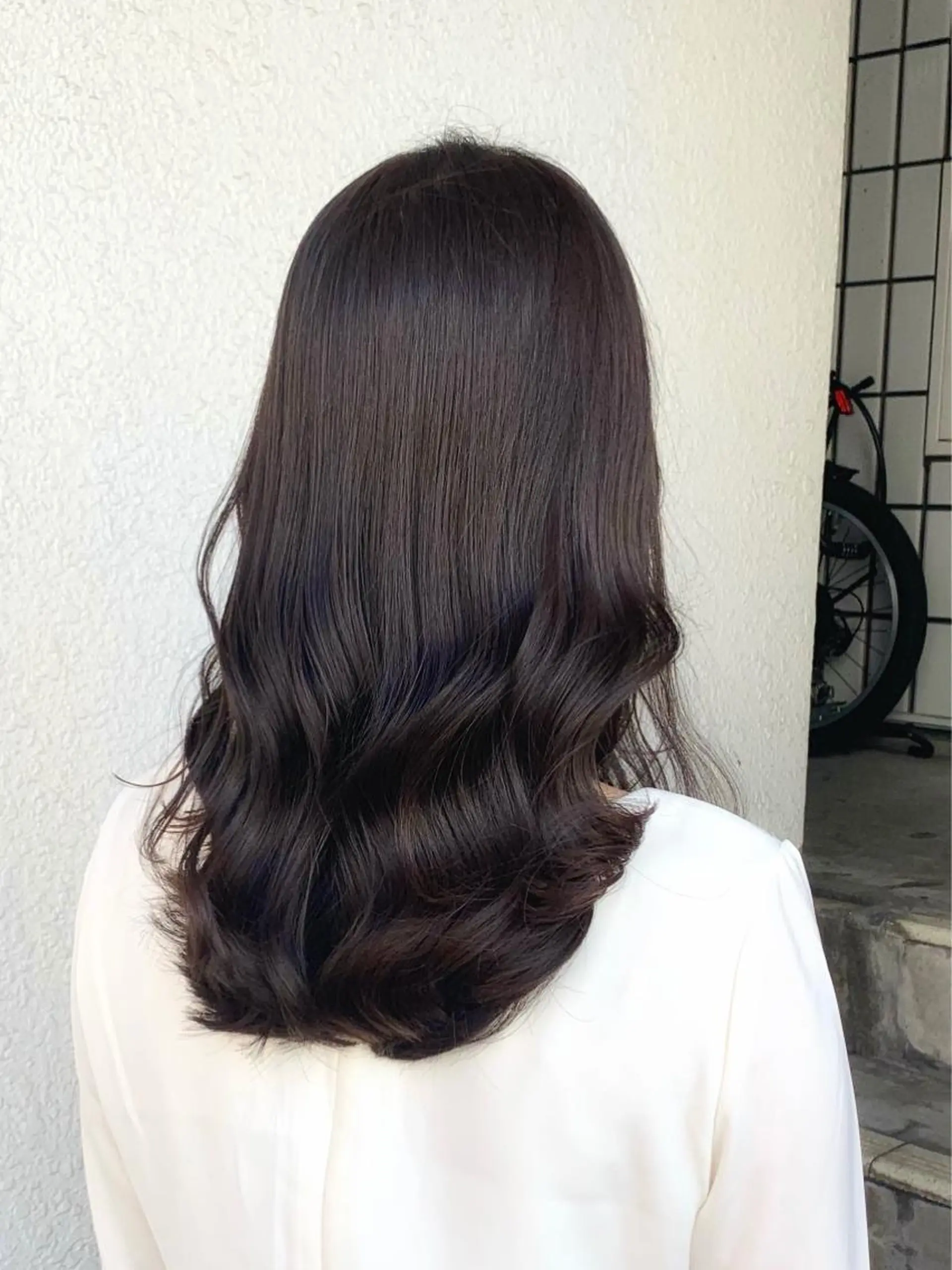 セミロング カラー ✨️美髪矯正×似合わ せ艶カラー✨藤田透のヘアスタイル