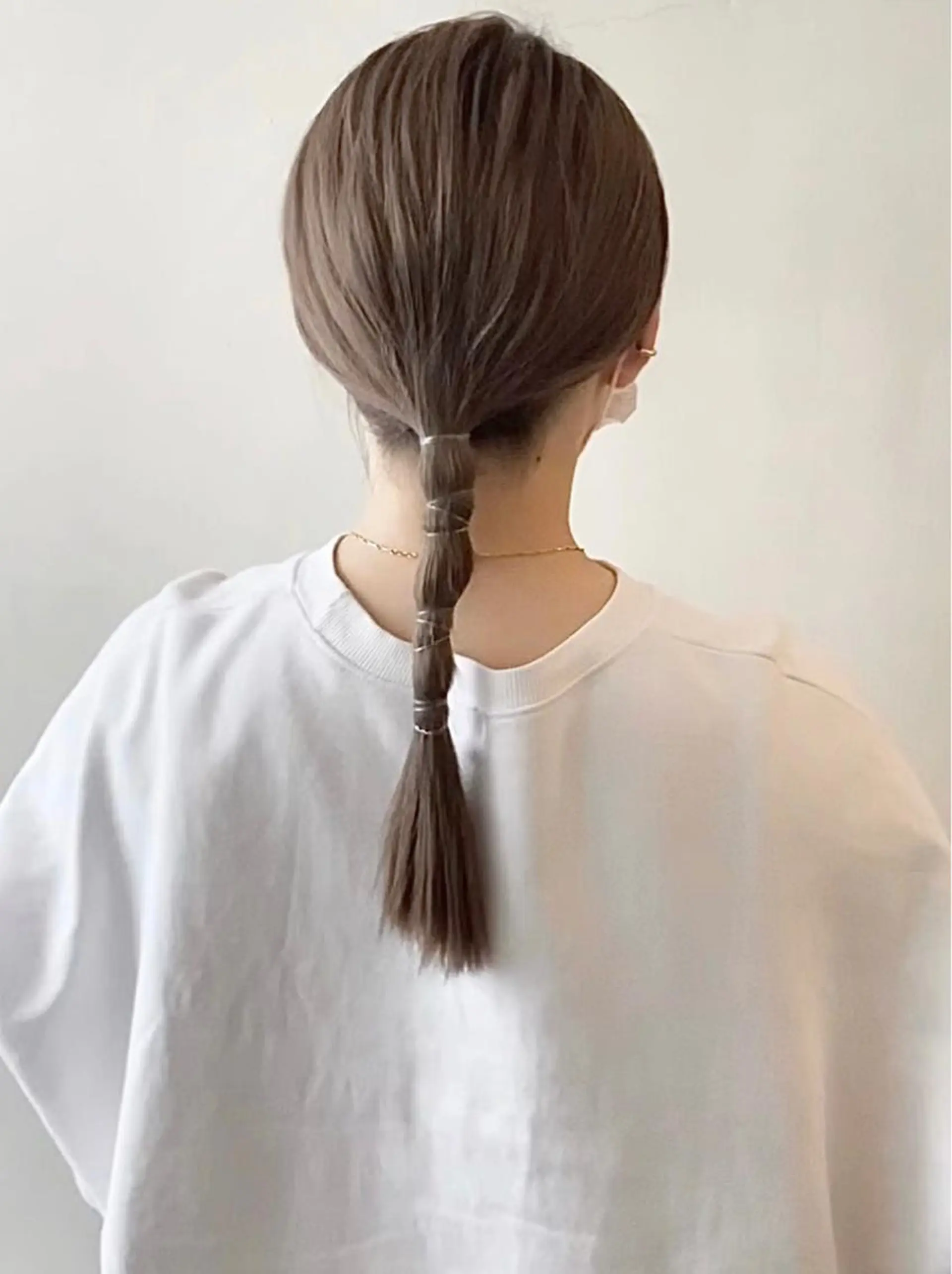 セミロング ヘアアレンジ 🌟アレンジが似合う カラー🌟Rumiのヘアスタイル